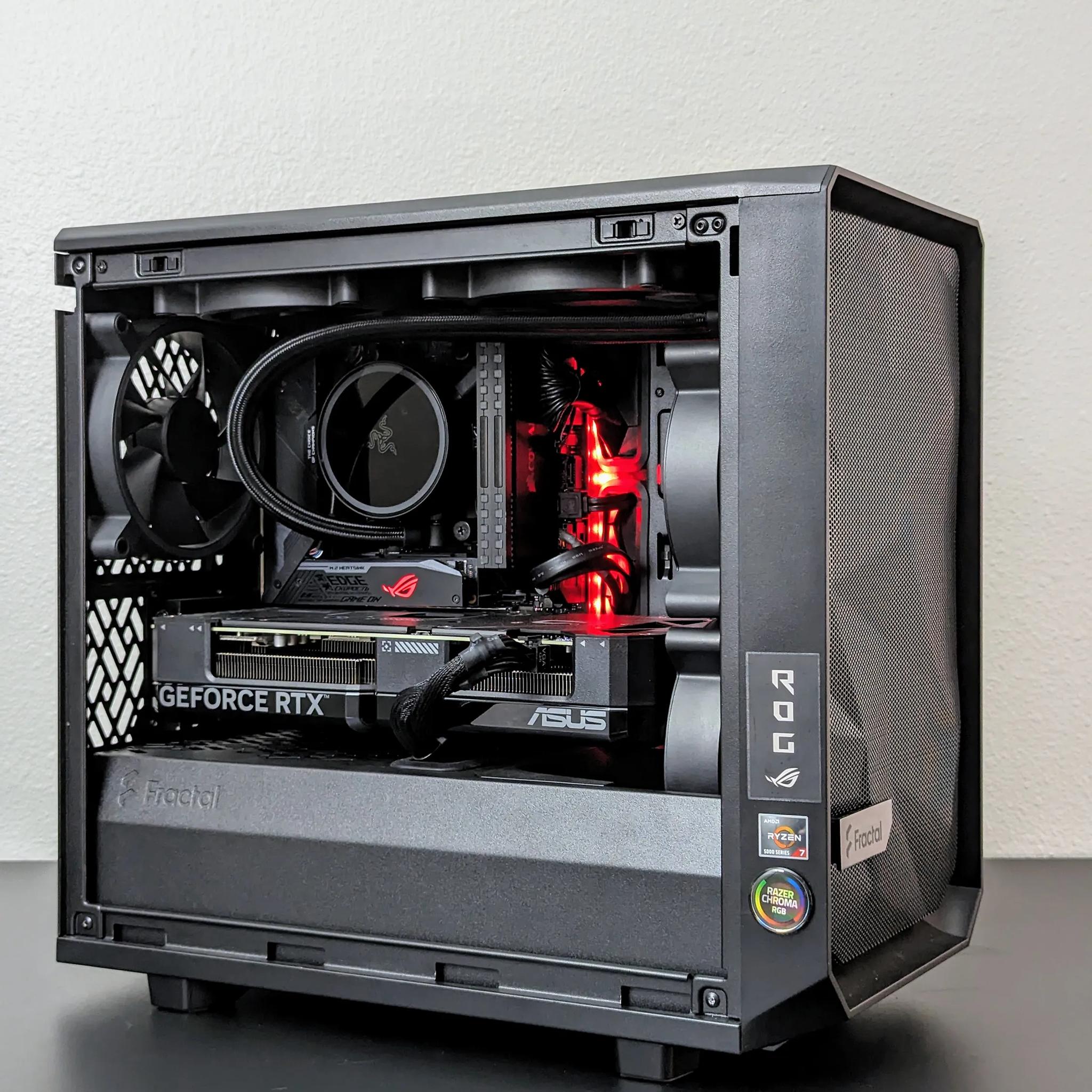 Enthusiast Grade Gaming Powerhouse: Ryzen 5800X + RTX 4070 - Sleek Design, Max Performance!