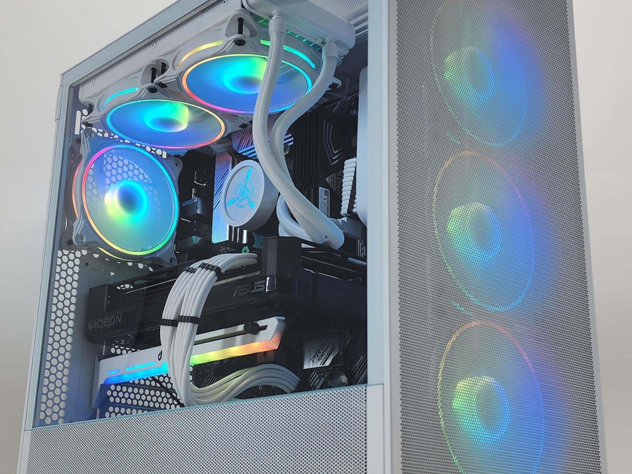 Gaming PC Ryzen 7 5700X 32GB RAM 1TB SSD RX 7700 XT 12GB Win11 PC