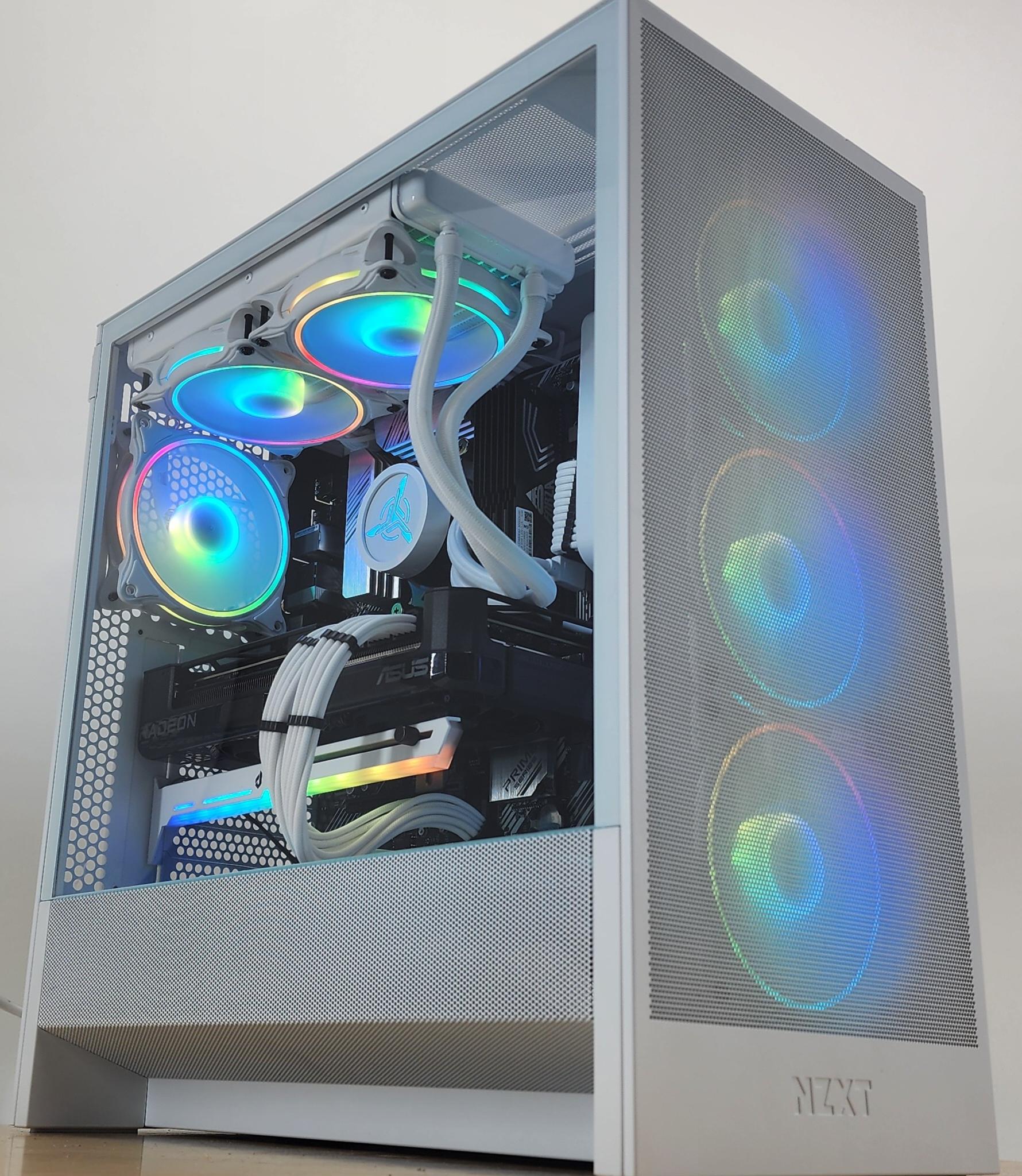 Gaming PC Ryzen 7 5700X 32GB RAM 1TB SSD RX 7700 XT 12GB Win11 PC