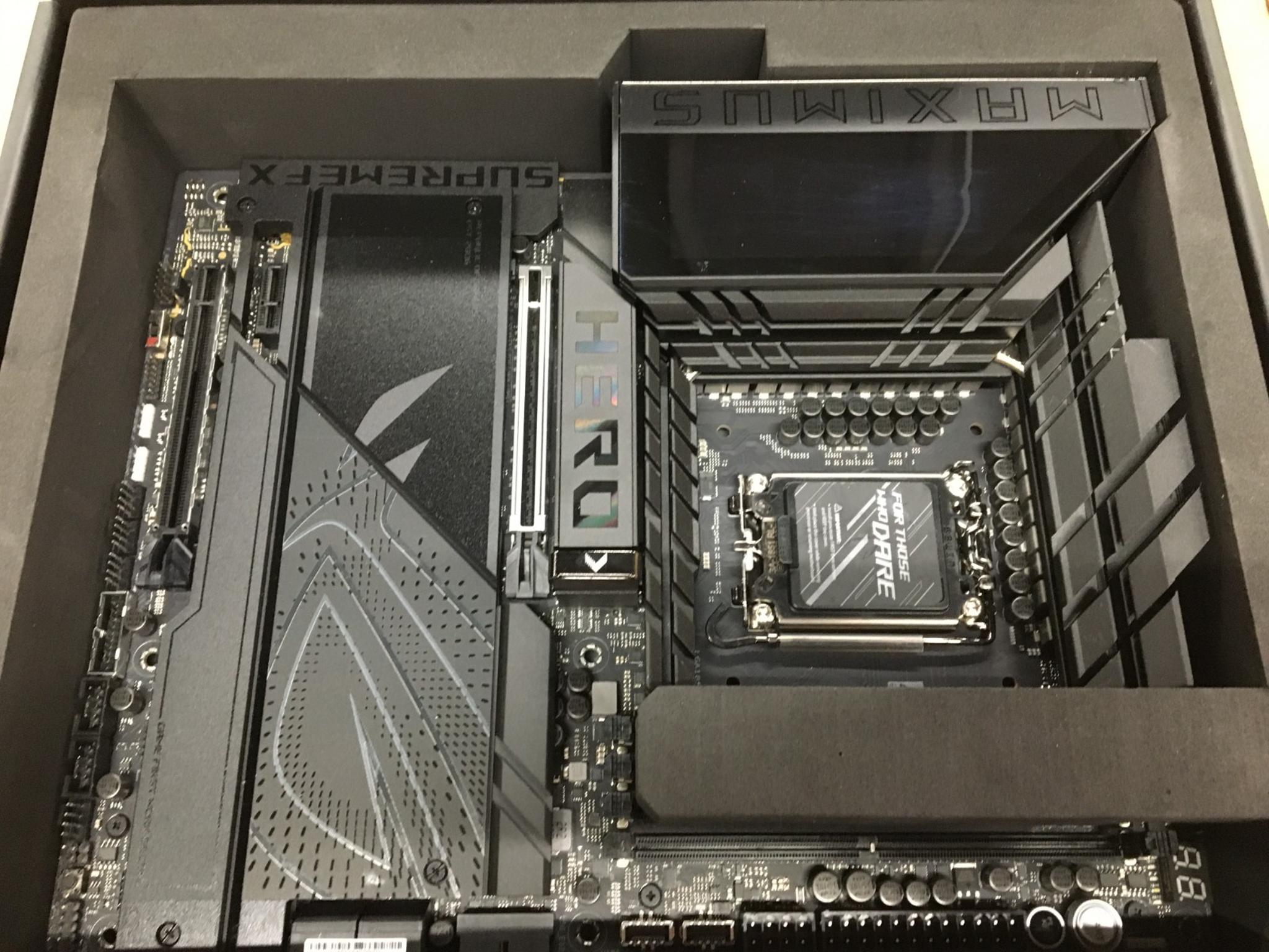 ASUS ROG Maximus Z890 Hero LGA 1851 Motherboard - Open Box w/ Accessories