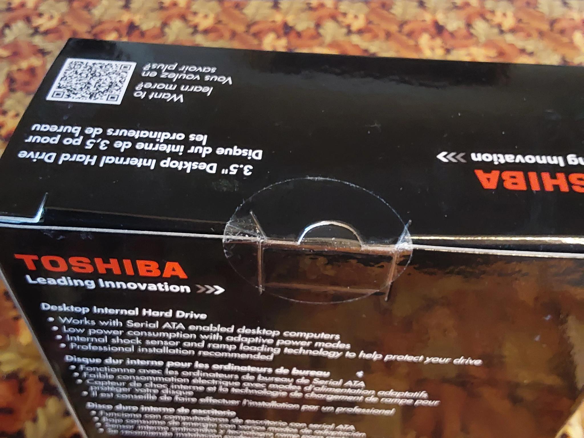 Brand NEW TOSHIBA 2TB Hard Drive 7200 RPM 64MB (Rebranded Hitachi)