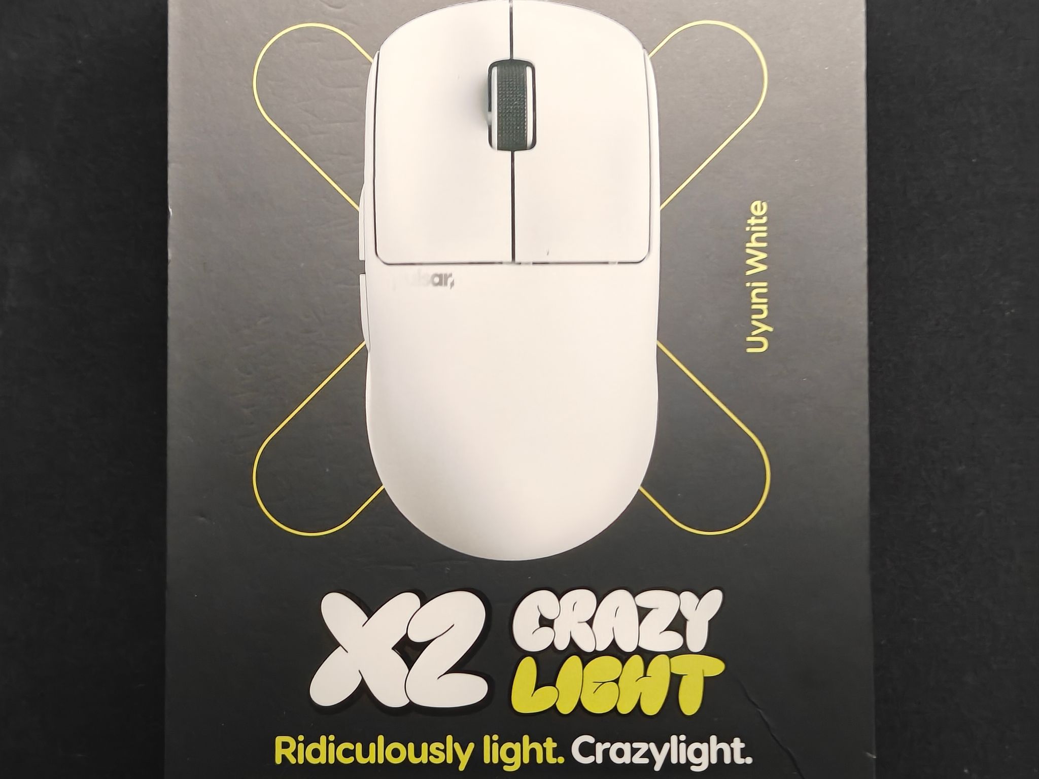 Pulsar X2 Crazy Light Wireless 8K Uyuni White Mouse, Size 1 Mini