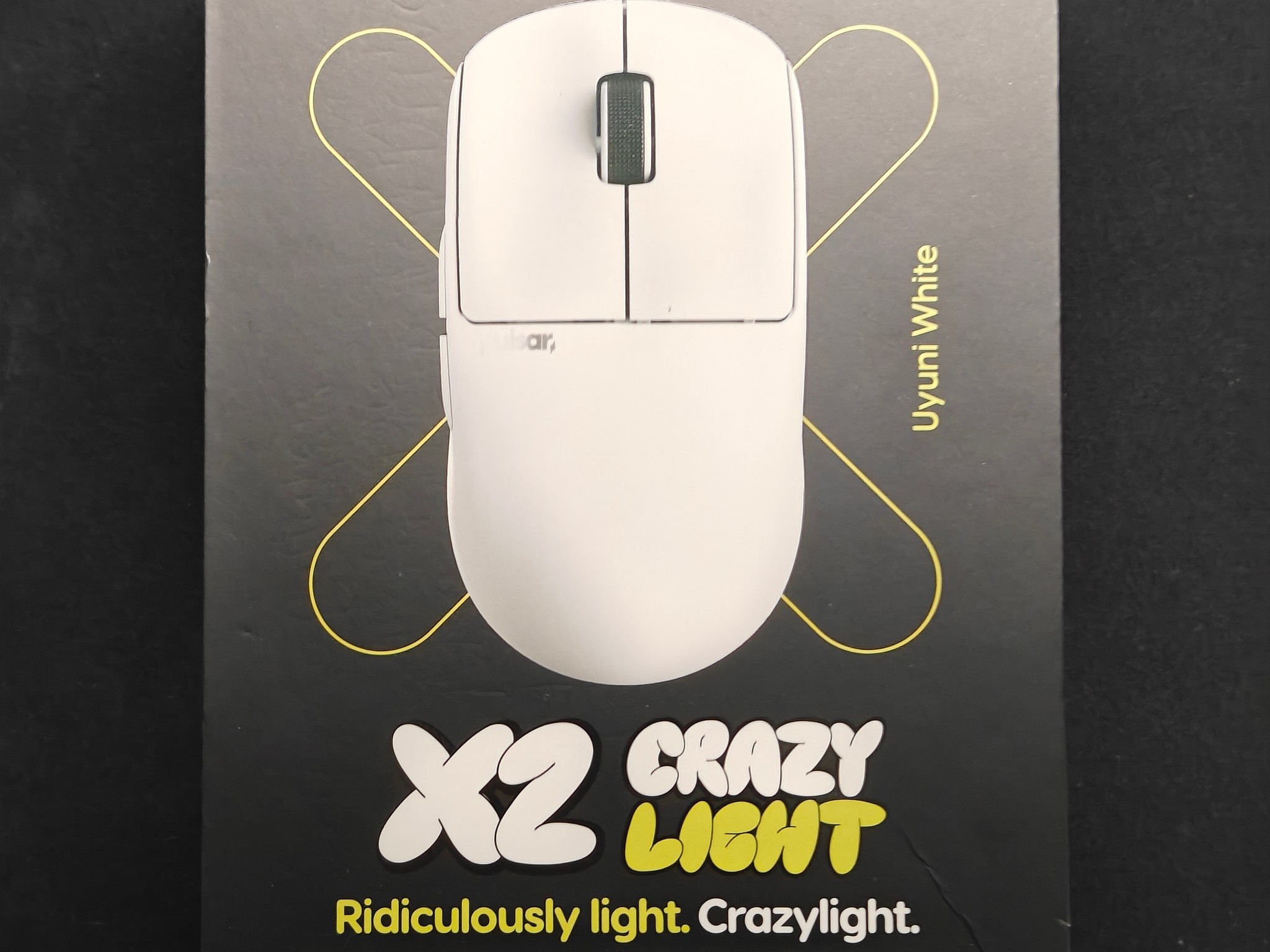 Pulsar X2 Crazy Light Wireless 8K Uyuni White Mouse, Size 1 Mini