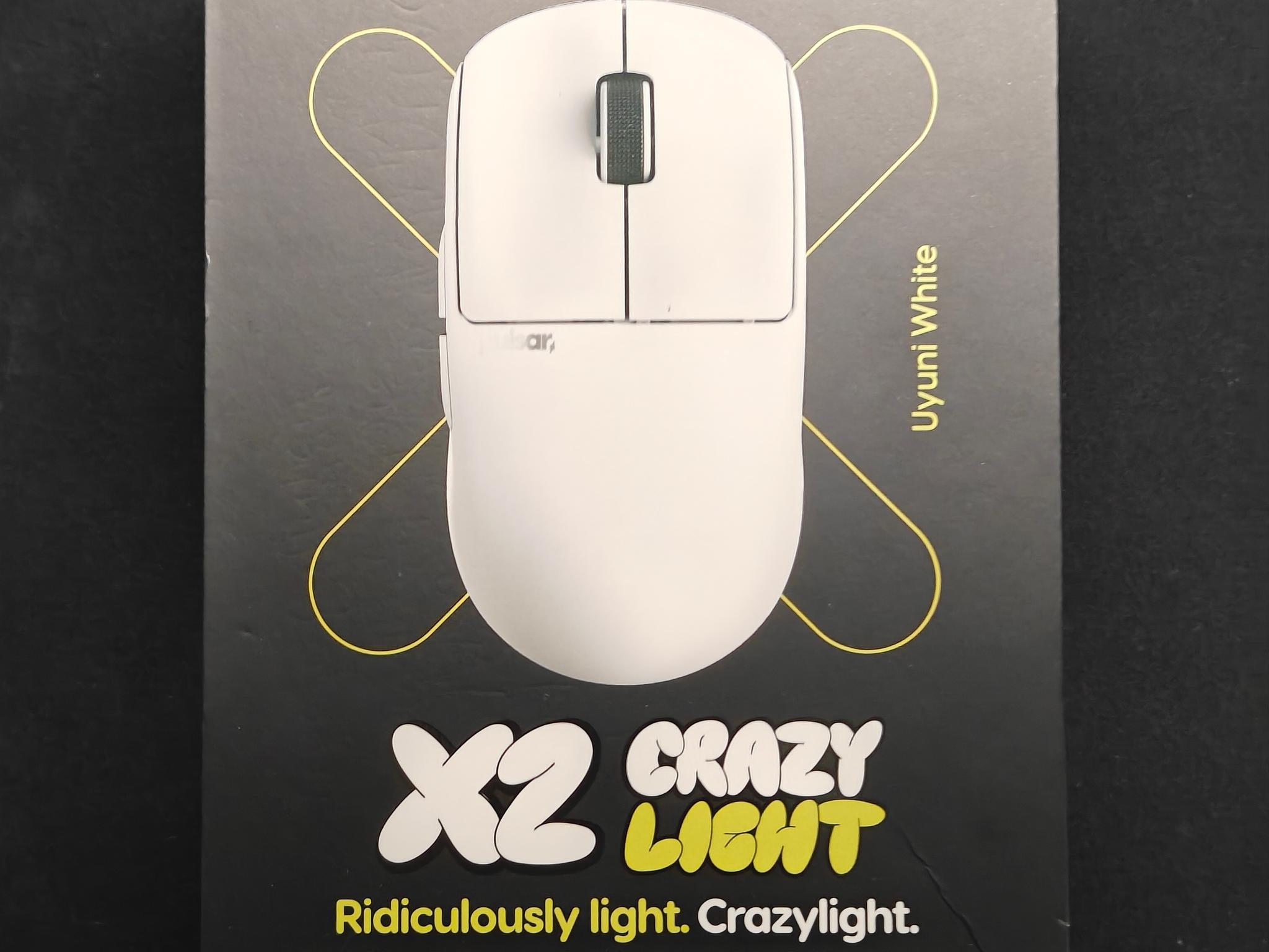Pulsar X2 Crazy Light Wireless 8K Uyuni White Mouse, Size 1 Mini