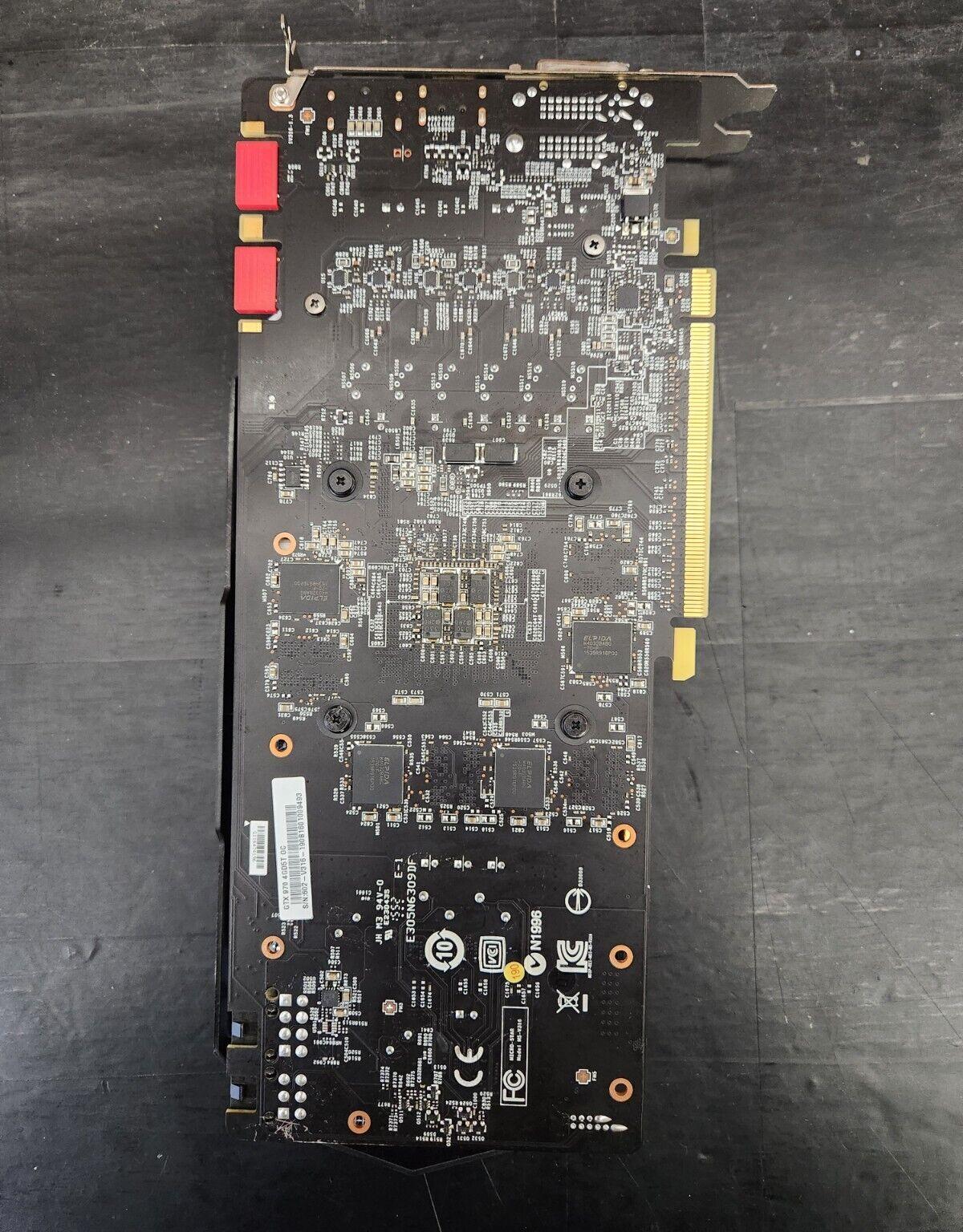 MSI GeForce GTX 970 4GB GDDR5 PCIE Graphics Card - DVI, HDMI, DisplayPort