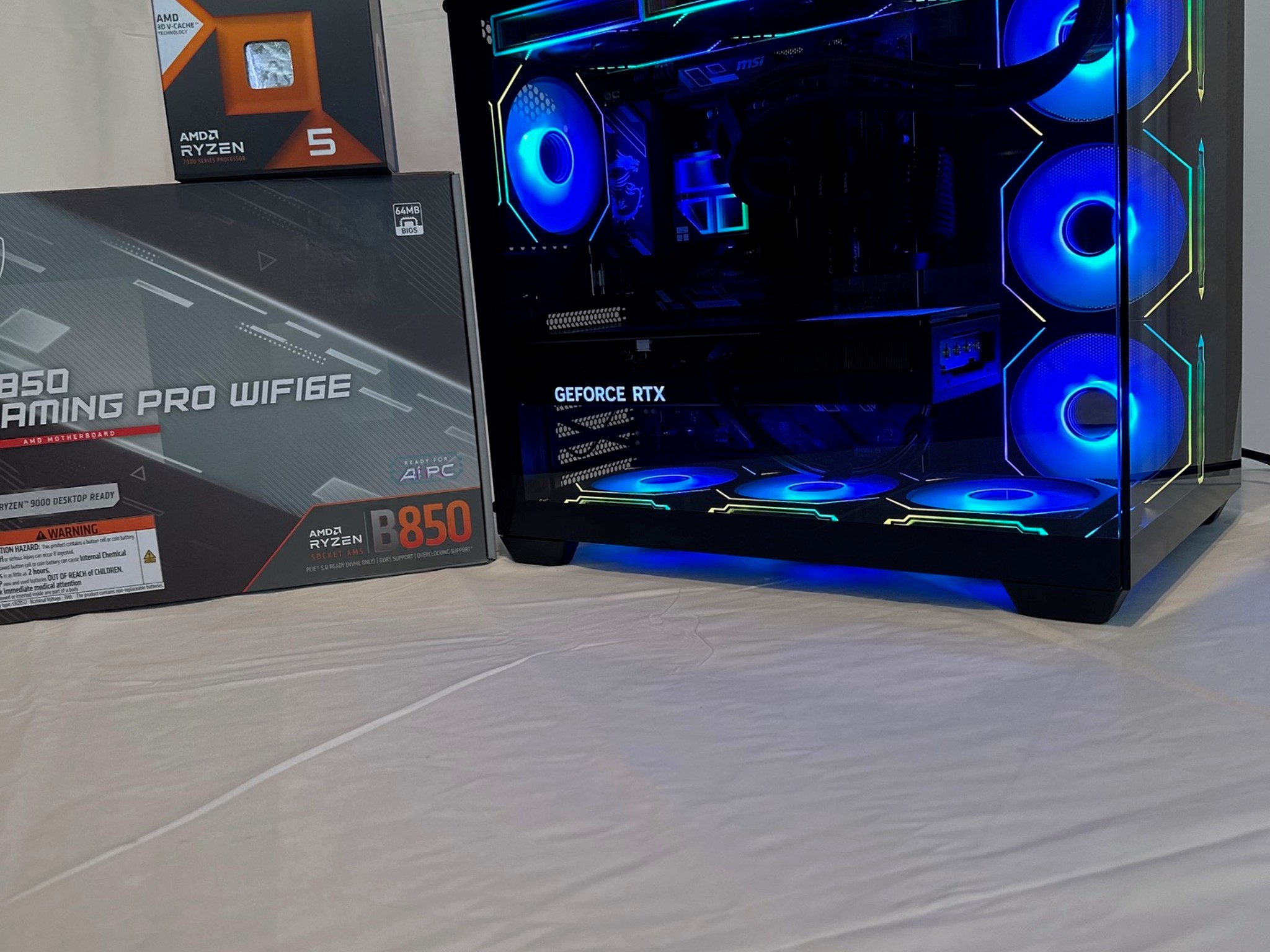 Ryzen 5 7600X3D / RTX 5070 Ti 16GB - Mid Tower Gaming Beast