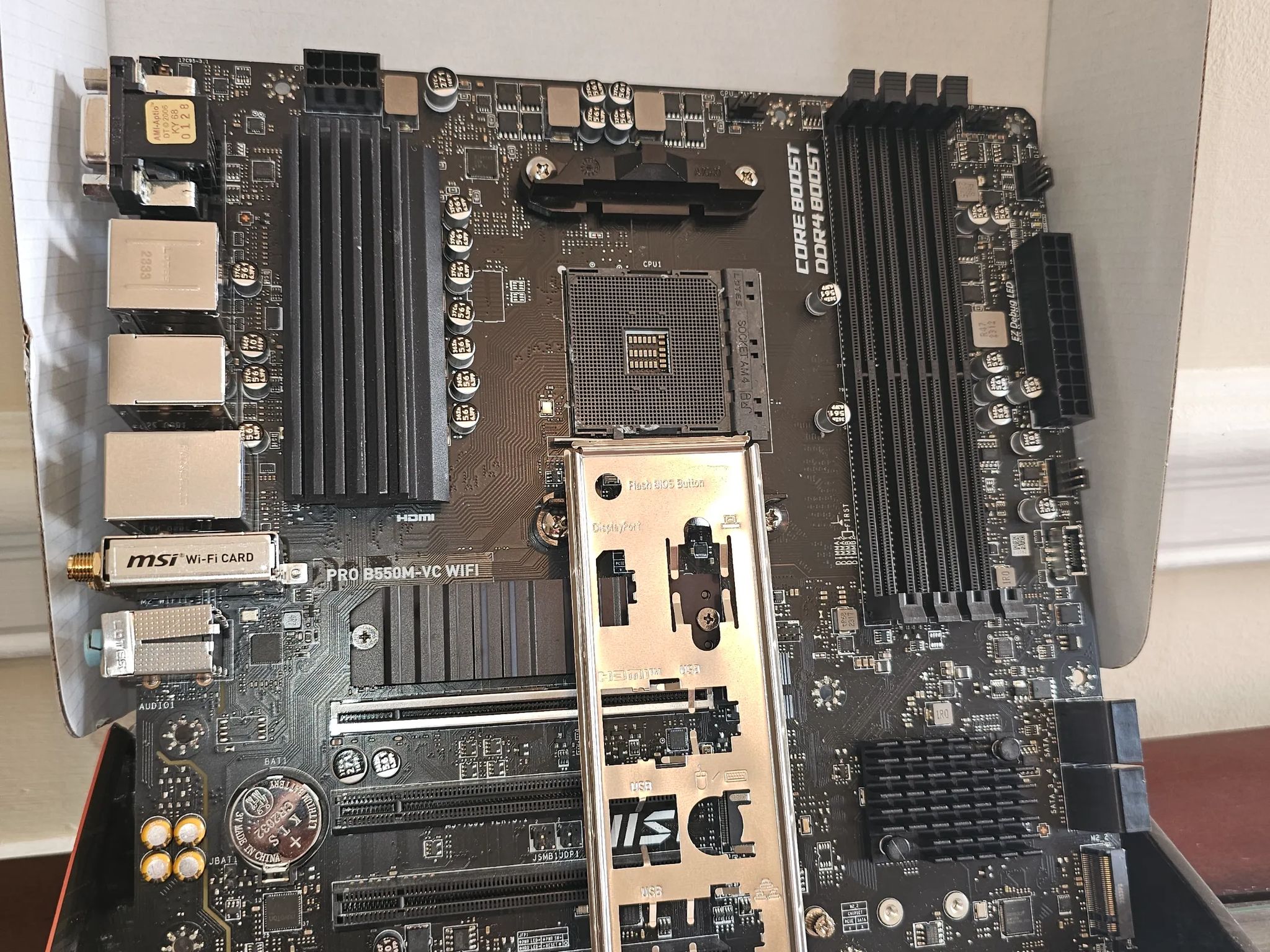 FUNCTIONAL - MSI PRO B550M-VC Wifi - Heavily Used
