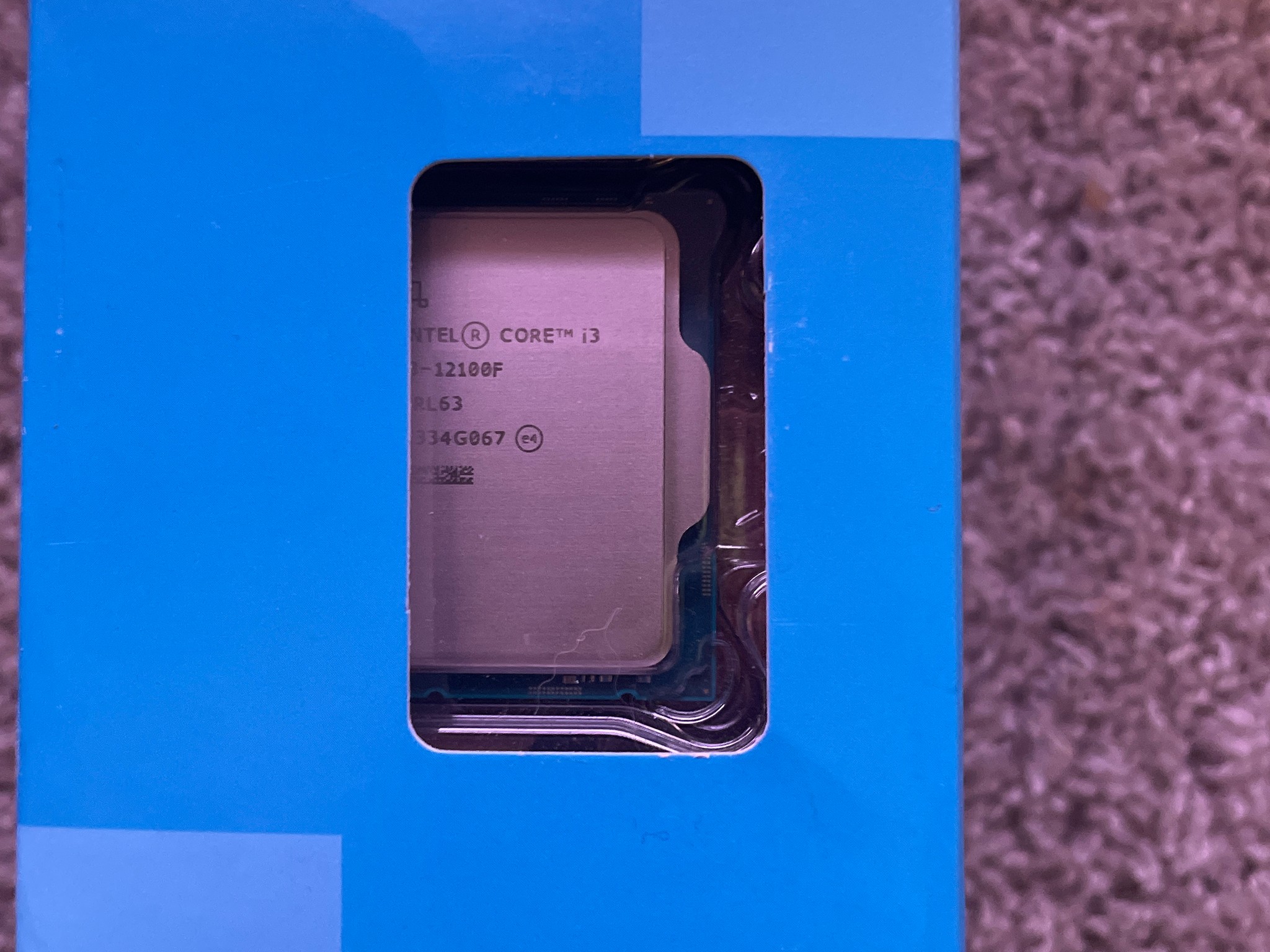 12th Gen Intel i3-12100f, LGA1700 socket