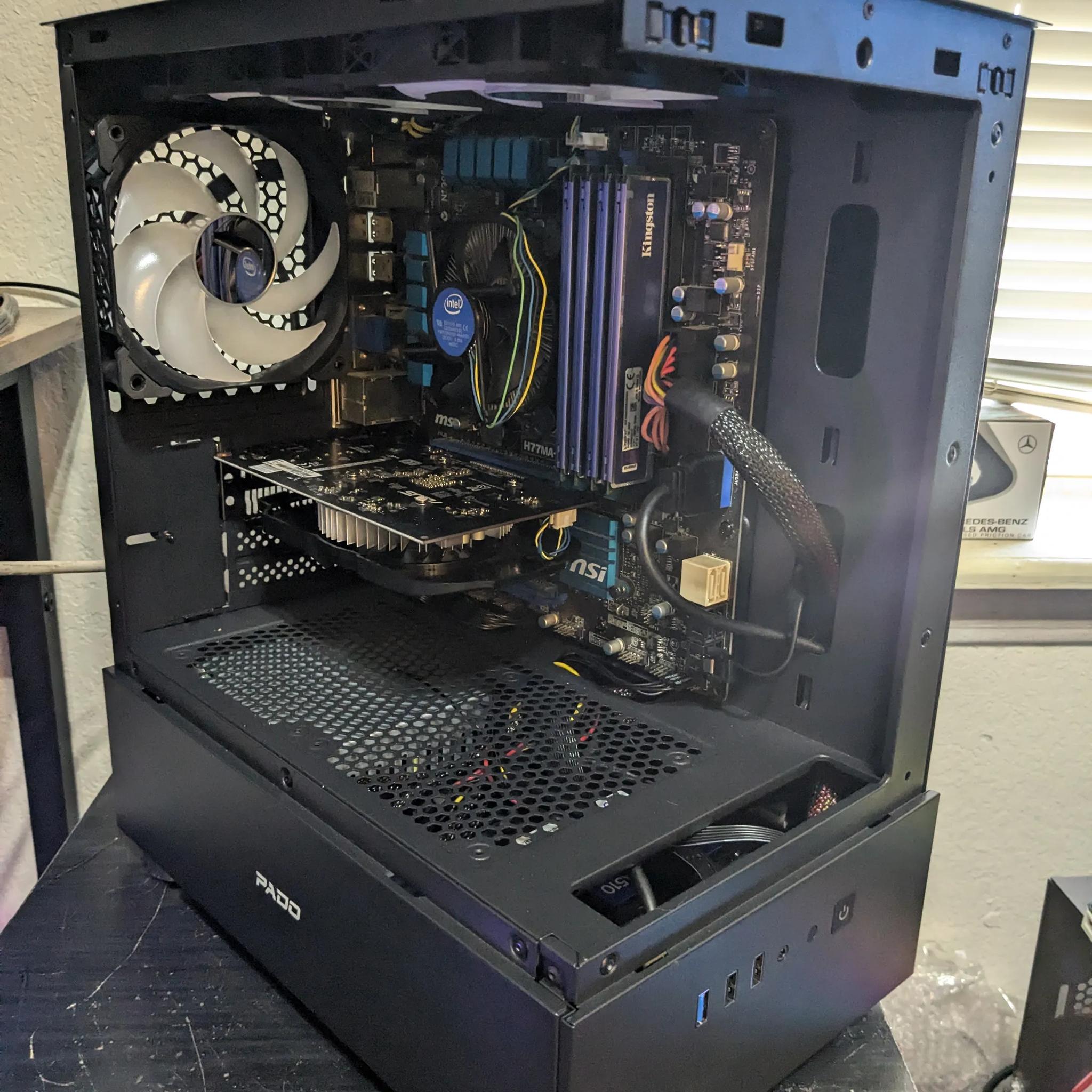 90 FPS Fortnite | 180 Day Warranty | RGB, WiFi, Xeon E3 (i7-2600S), GTX 1050 TI, 500GB SSD, Win10
