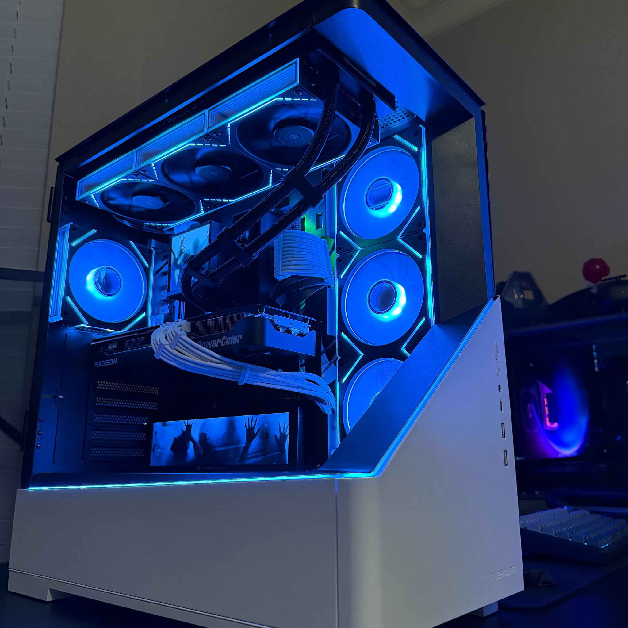 ❄️ Ryzen 7 9700X + RX 9070 GRE 12GB | 32GB DDR5 | 1TB NVMe | 360mm LCD AIO | 9” Display | Wi-Fi | Wi