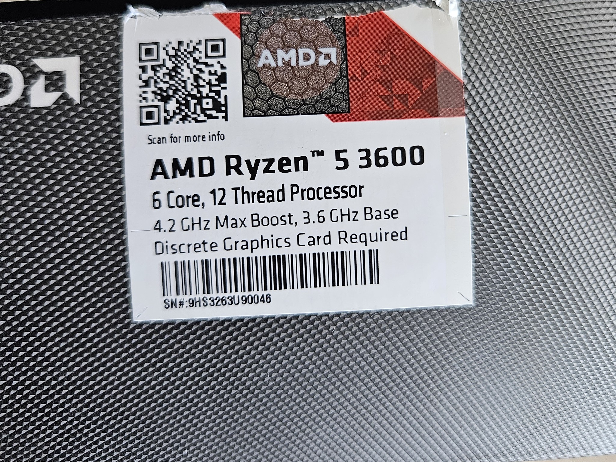 AMD Ryzen 5 3600