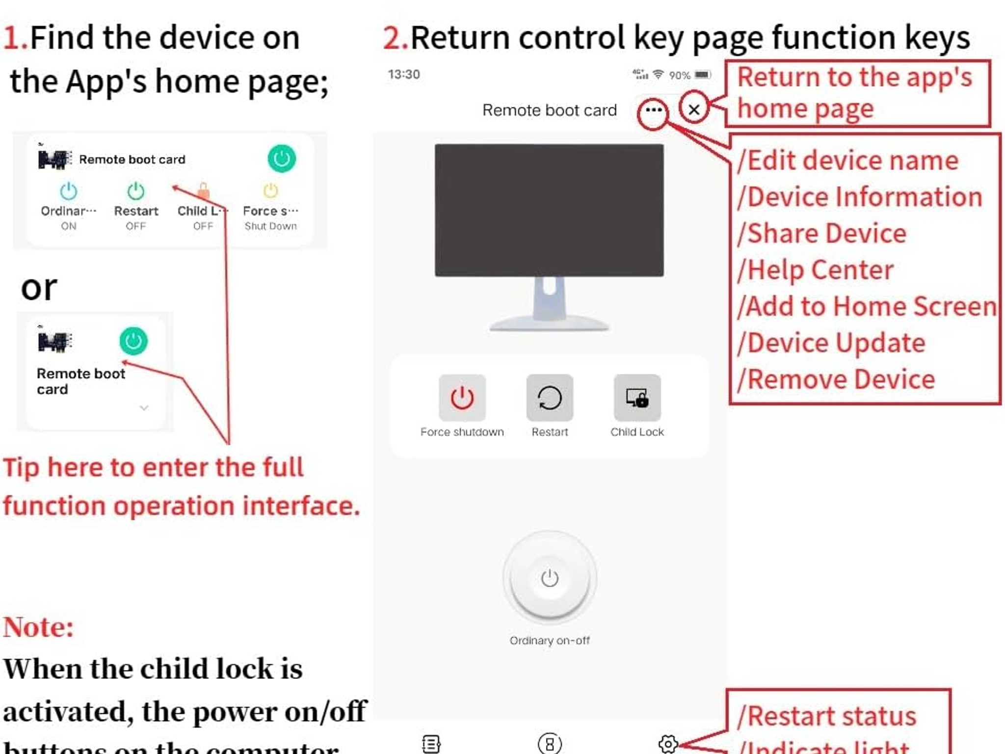 LETLINK Desktop Computer Remote Startup Card Automatic on/Off Sharing Control (WiFi Startup Card)