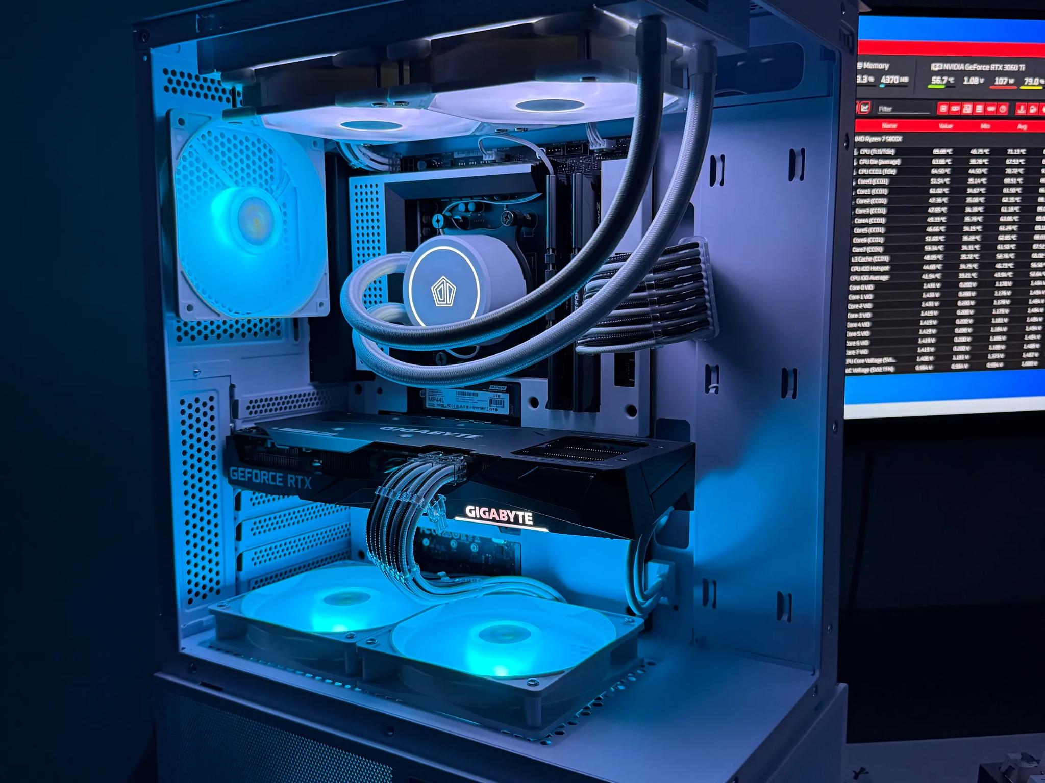 FRESHLY BUILT RTX 3060ti | RYZEN 7 5800x BUILD!