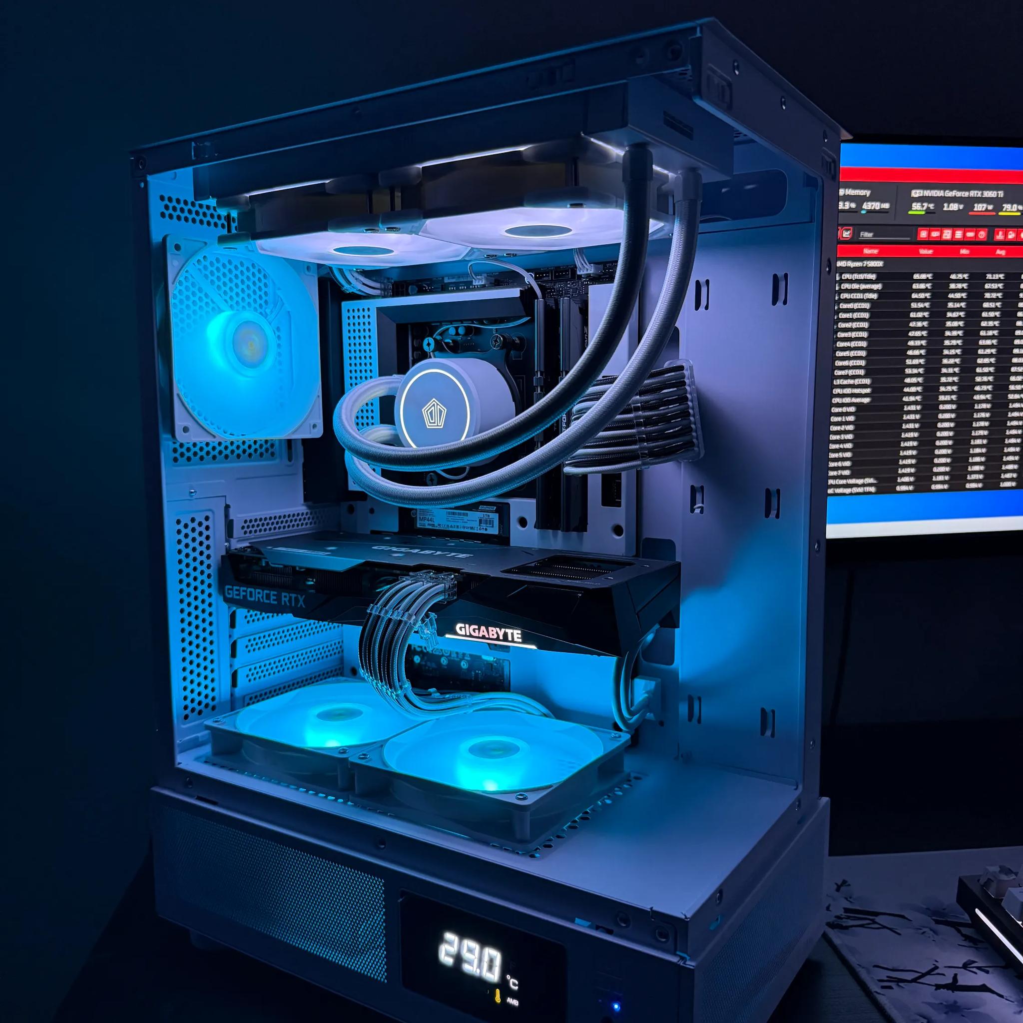 FRESHLY BUILT RTX 3060ti | RYZEN 7 5800x BUILD!