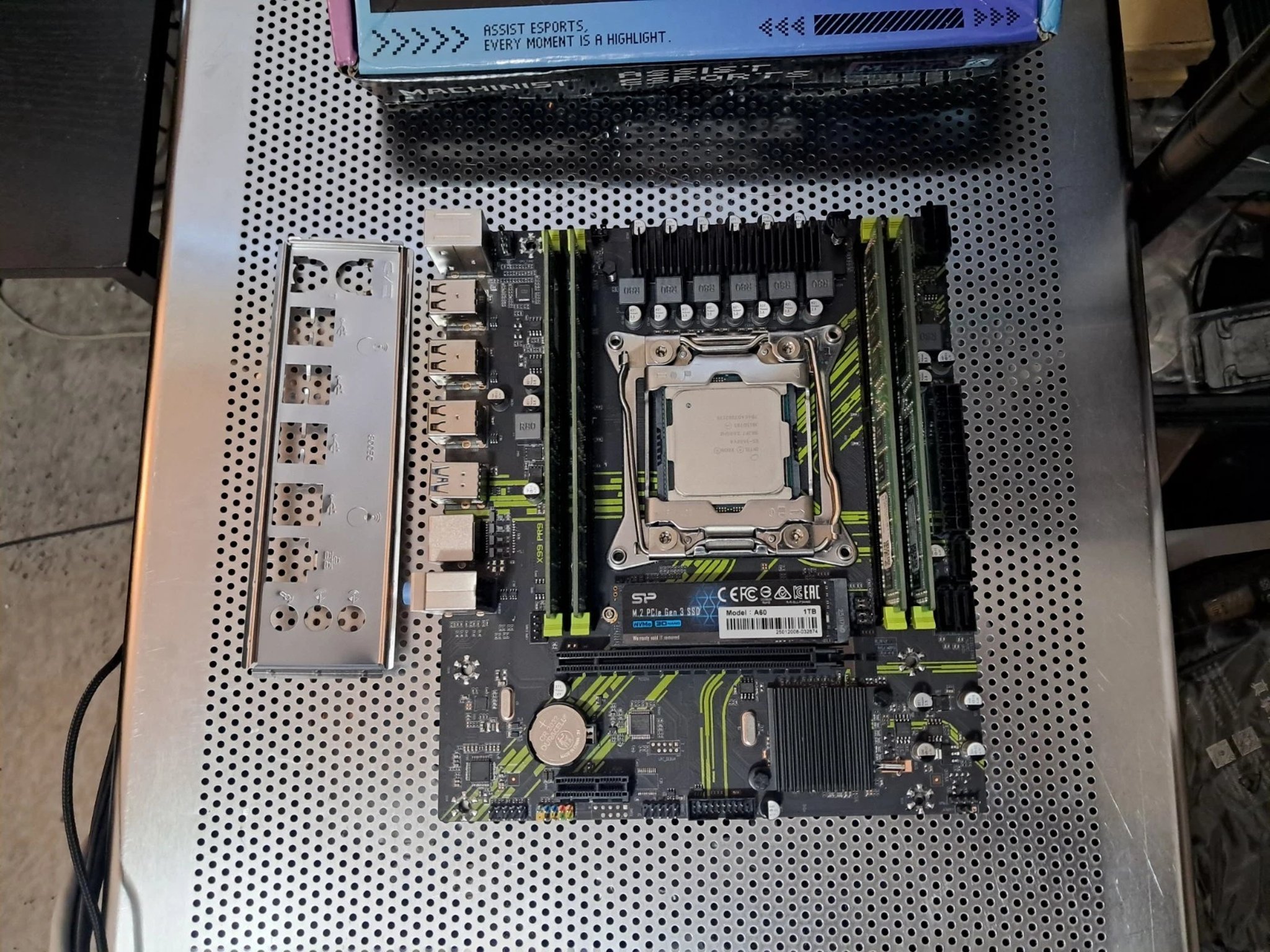 Motherboard CPU RAM SSD combo w/ Windows 11 | 6-core/12-thread Xeon | X99 | 32GB DDR4 | 1TB SSD