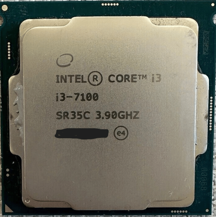 Intel Core i3-7100 CPU