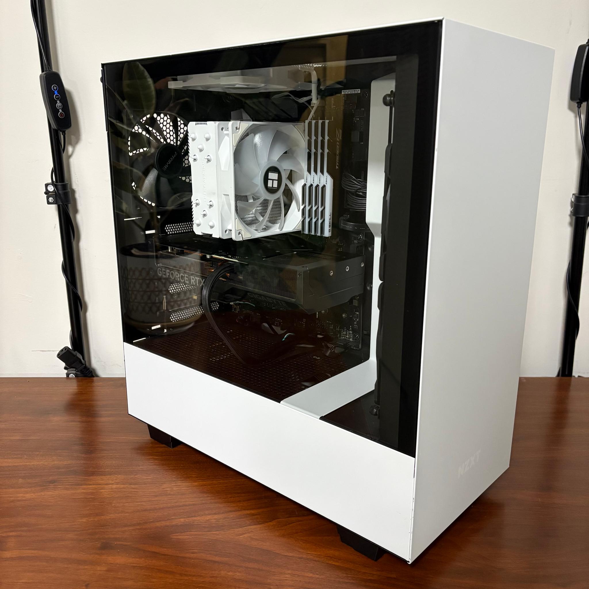 RTX 4070TI | Ryzen 5 5600X | 32GB DDR4 | 1TB NVMe | 850W Gold ATX 3.1 | NZXT H510 White