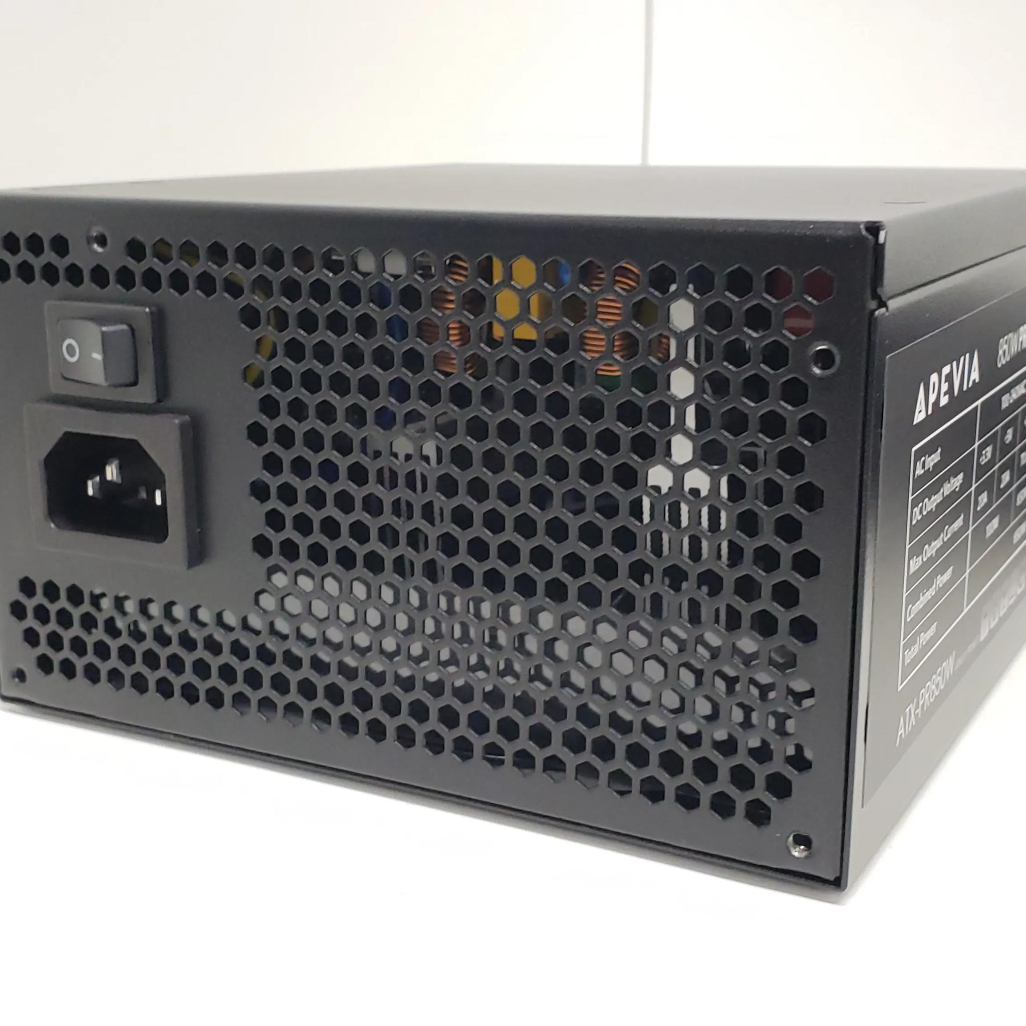 Apevia 850W, 80+G, 600W 12VHPWR, Apevia Prestige Power ATX 3.0/PCIE5.0, ATX power supply