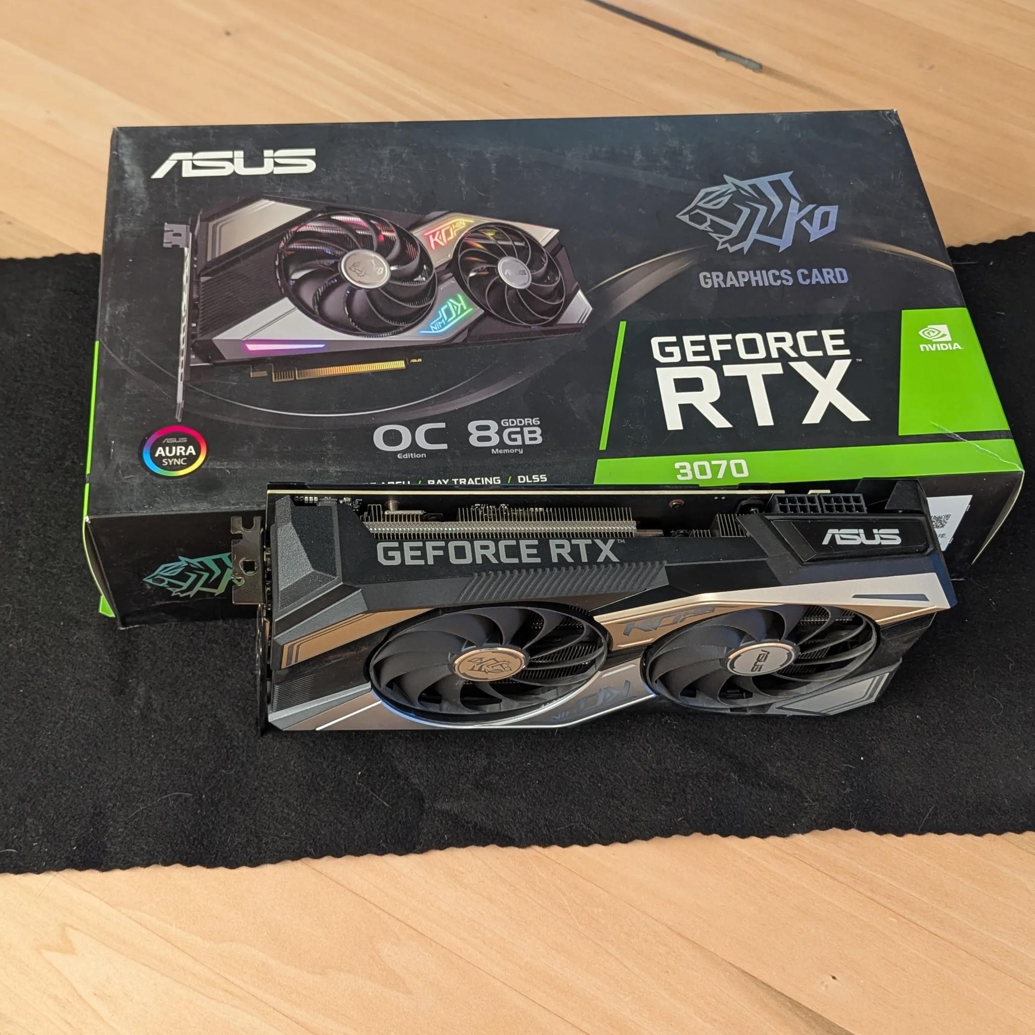 ✨ ASUS KO 3070 RTX Gaming OC – RGB Chrome Beauty | Quiet & Powerful Performer 🌈