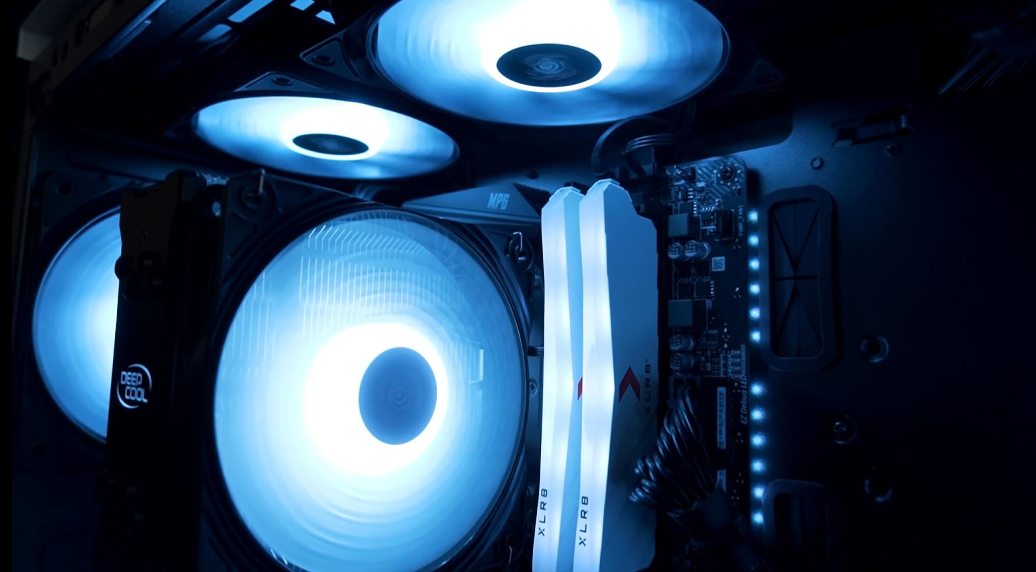 5 Pack RGB 120mm Fans [Deepcool RF120s]