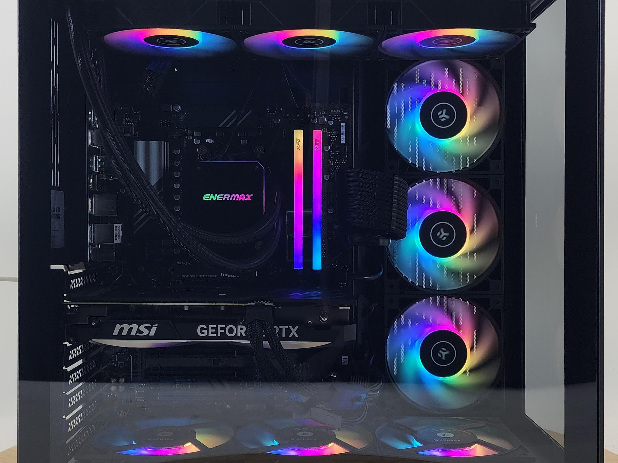Gaming PC Ryzen 9 9900X 32GB RAM 2TB SSD RTX 4070 SUPER 12GB Windows 11 Computer
