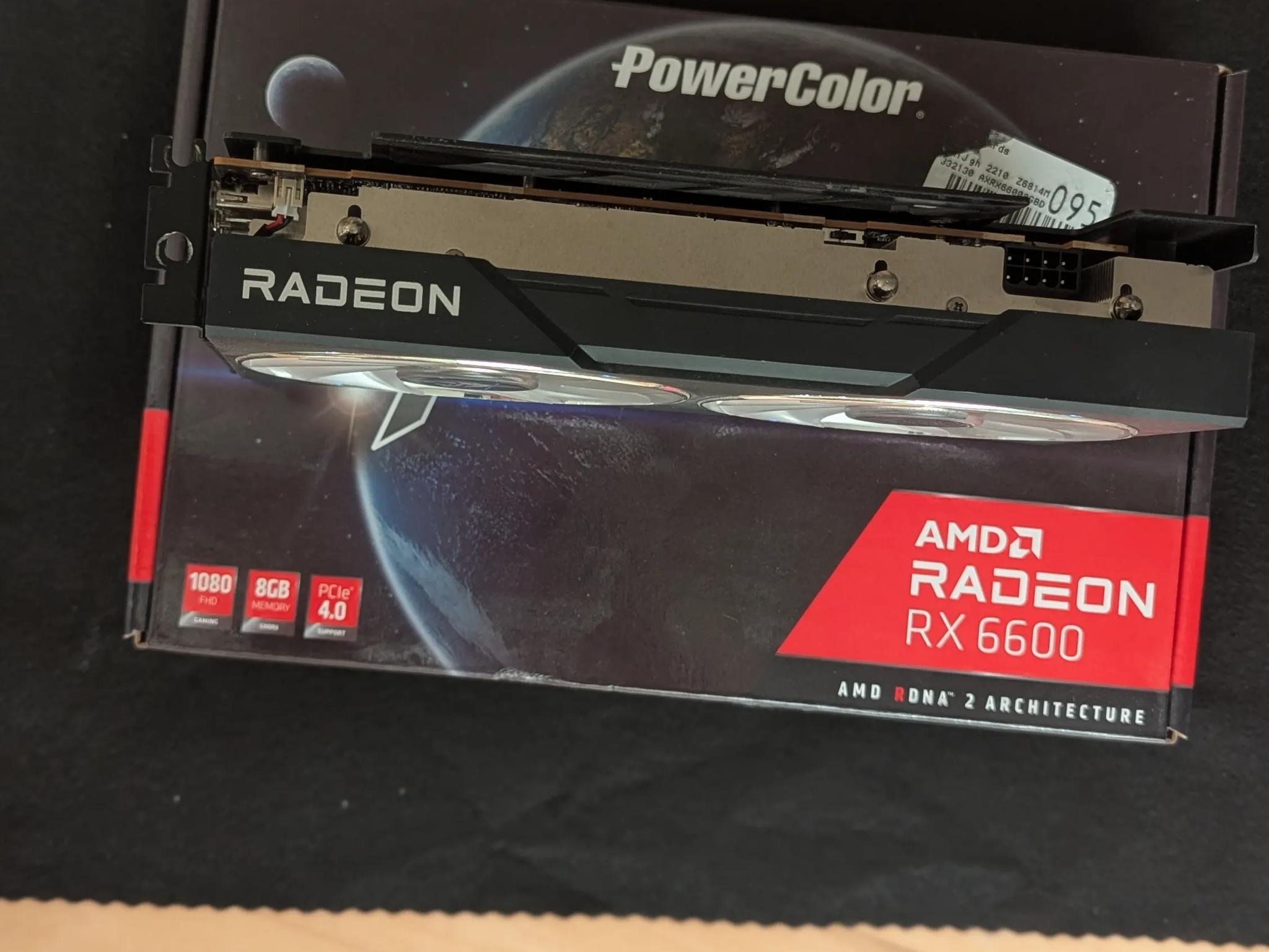 🐺 PowerColor Hellhound RX 6600 – 1080p Gaming Beast | Cool & Efficient 🎮