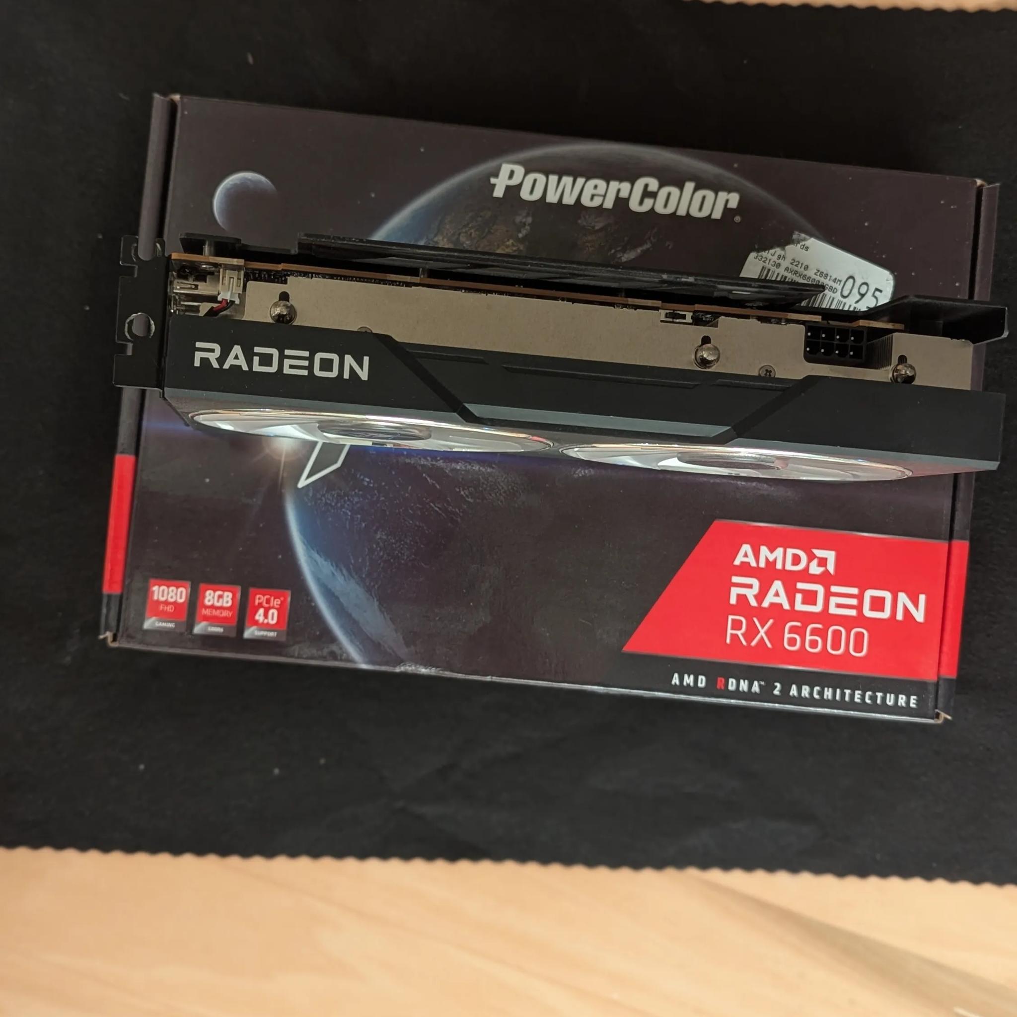 🐺 PowerColor Hellhound RX 6600 – 1080p Gaming Beast | Cool & Efficient 🎮