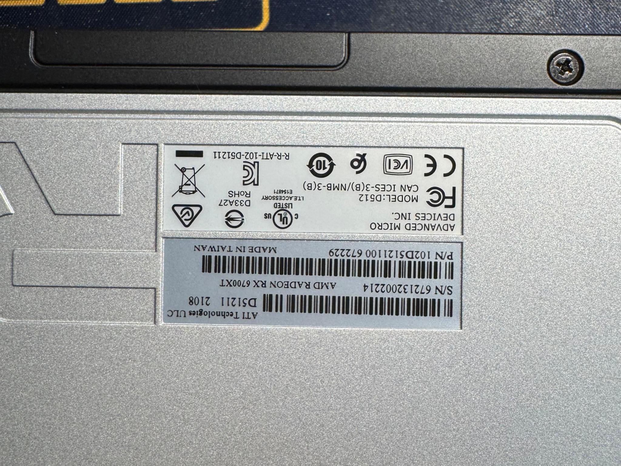 Rx 6700 xt amd
