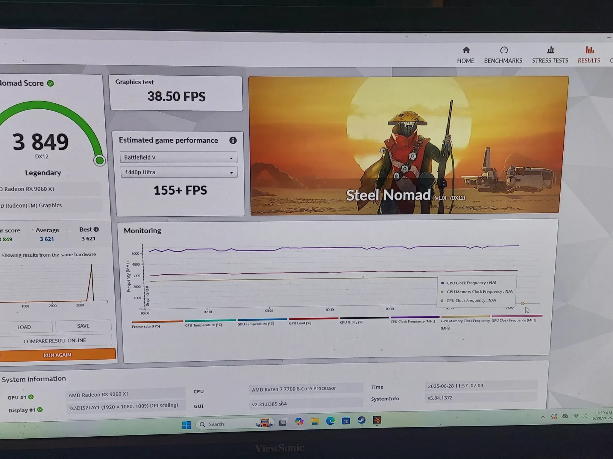 Ryzen 7700/RX 9060XT Gaming PC