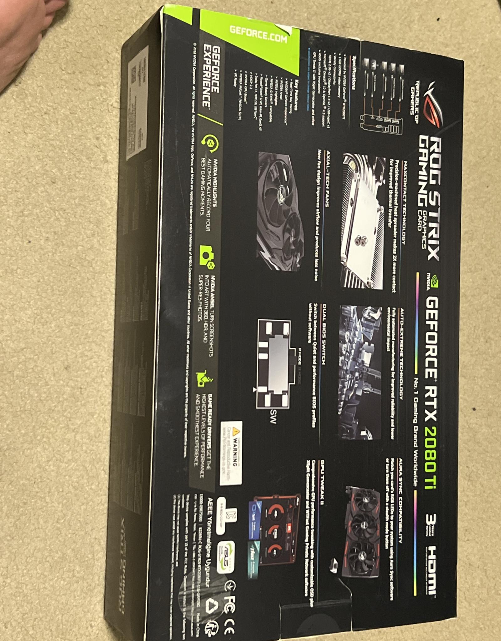 ROG Strix Gaming 2080 TI 11GB