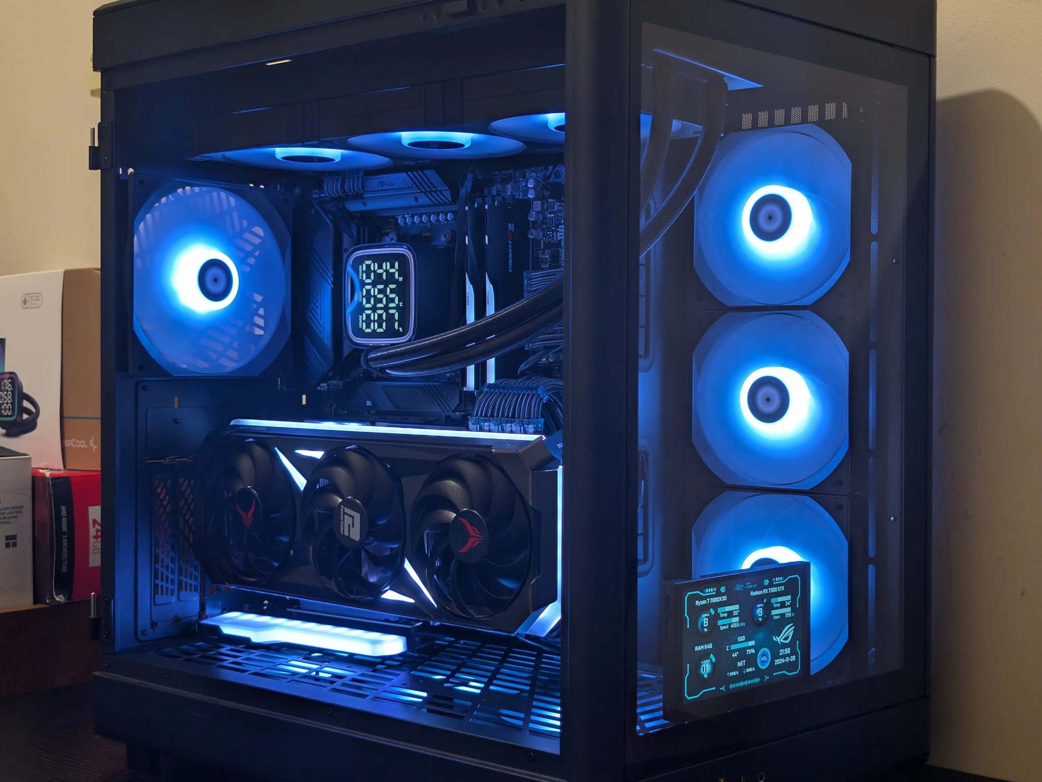 🔥4K Gaming Beast | RX 7900XTX | Ryzen 7 7800X3D | 2TB SSD | 64GB RAM | WiFi 6 & Bluetooth 🔥