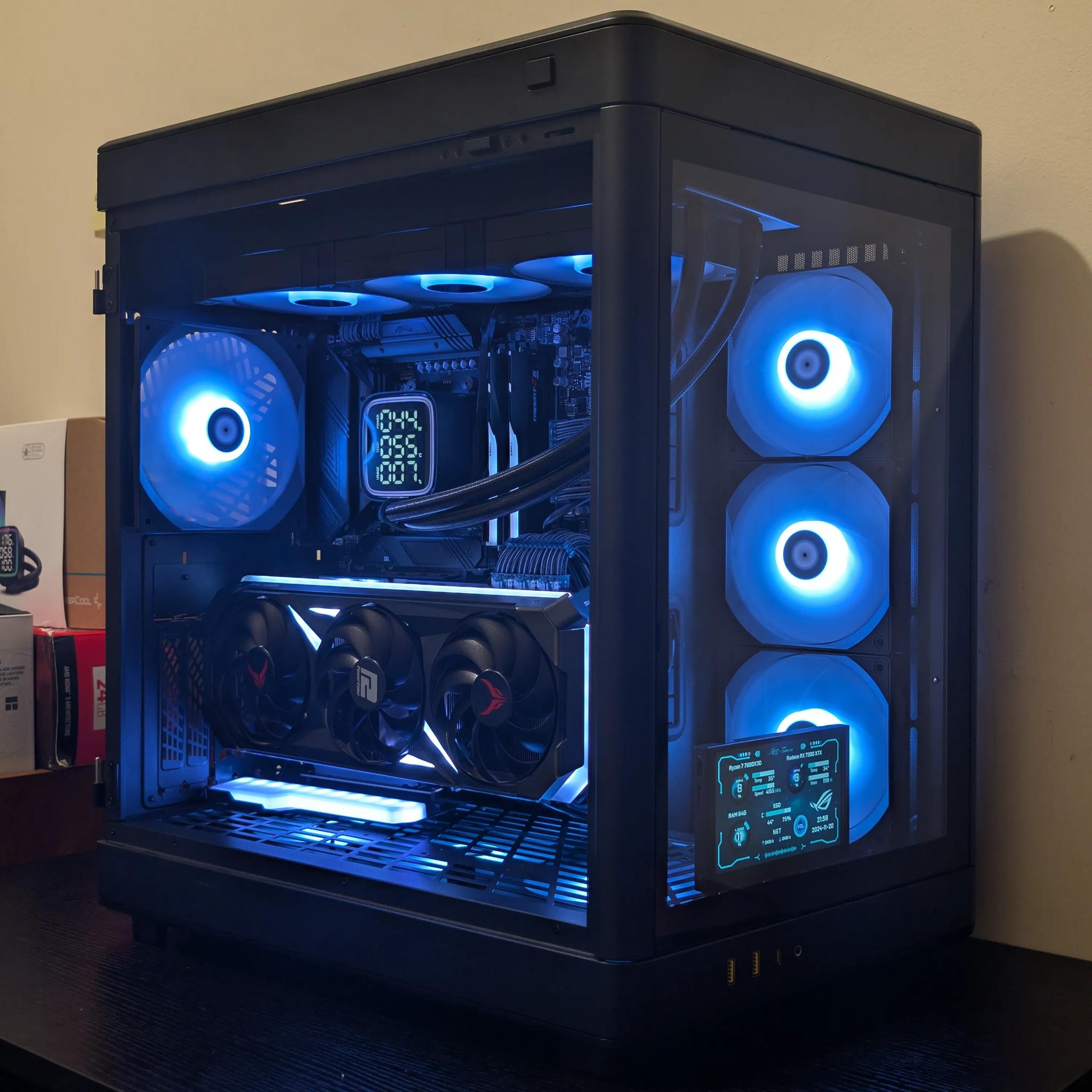 🔥4K Gaming Beast | RX 7900XTX | Ryzen 7 7800X3D | 2TB SSD | 64GB RAM | WiFi 6 & Bluetooth 🔥