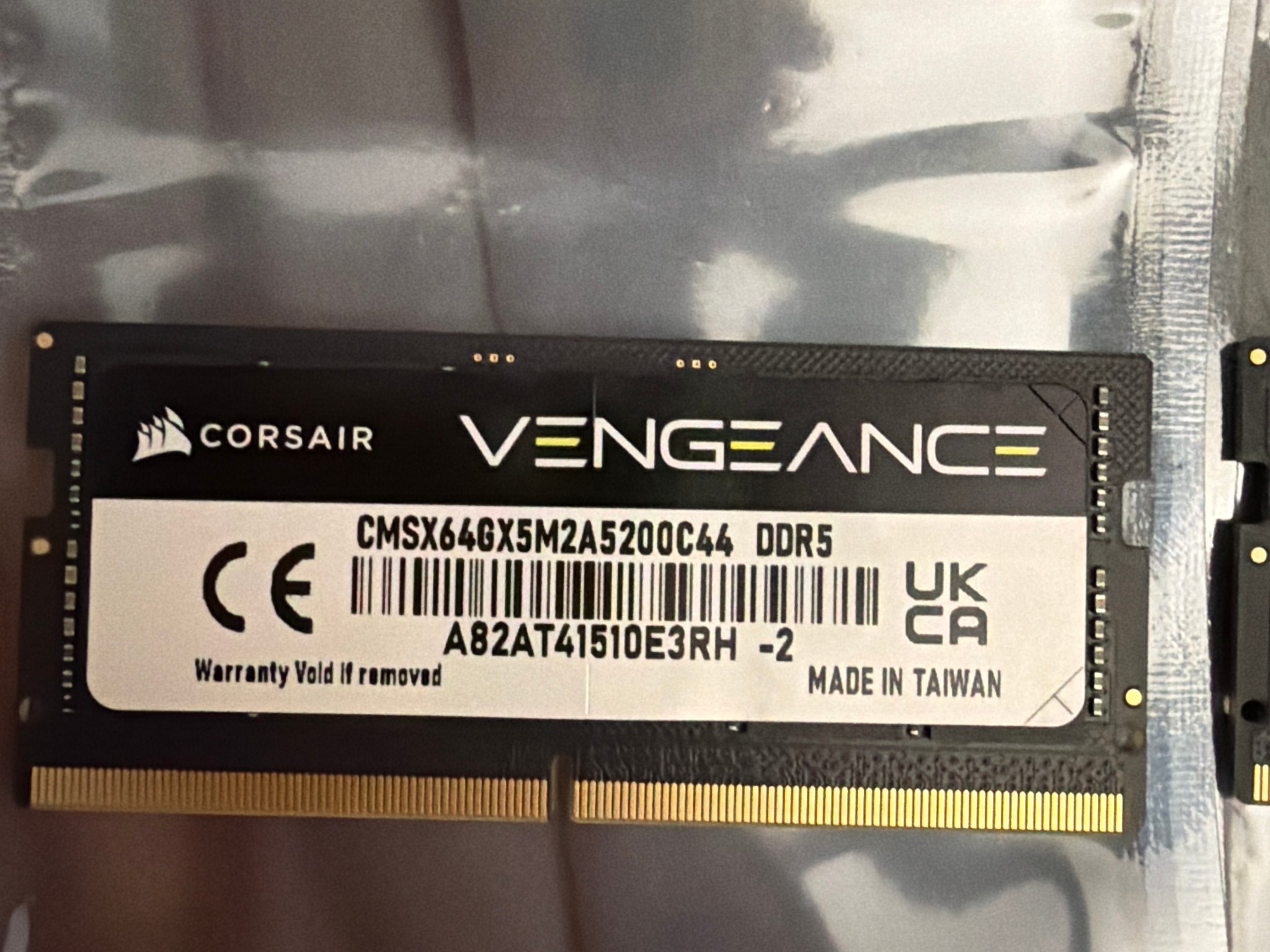 NEW Corsair Vengeance DDR5 64GB (2x32GB) 5200MHz Memory Kit