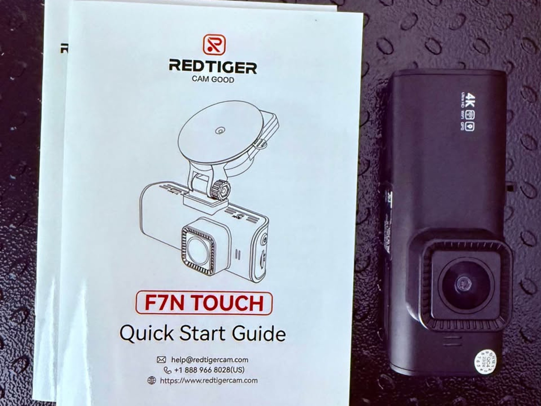 Redtiger F7N Touch 4K Wi-Fi Dual Dash Cam