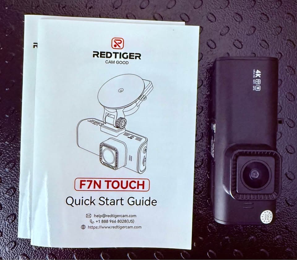 Redtiger F7N Touch 4K Wi-Fi Dual Dash Cam