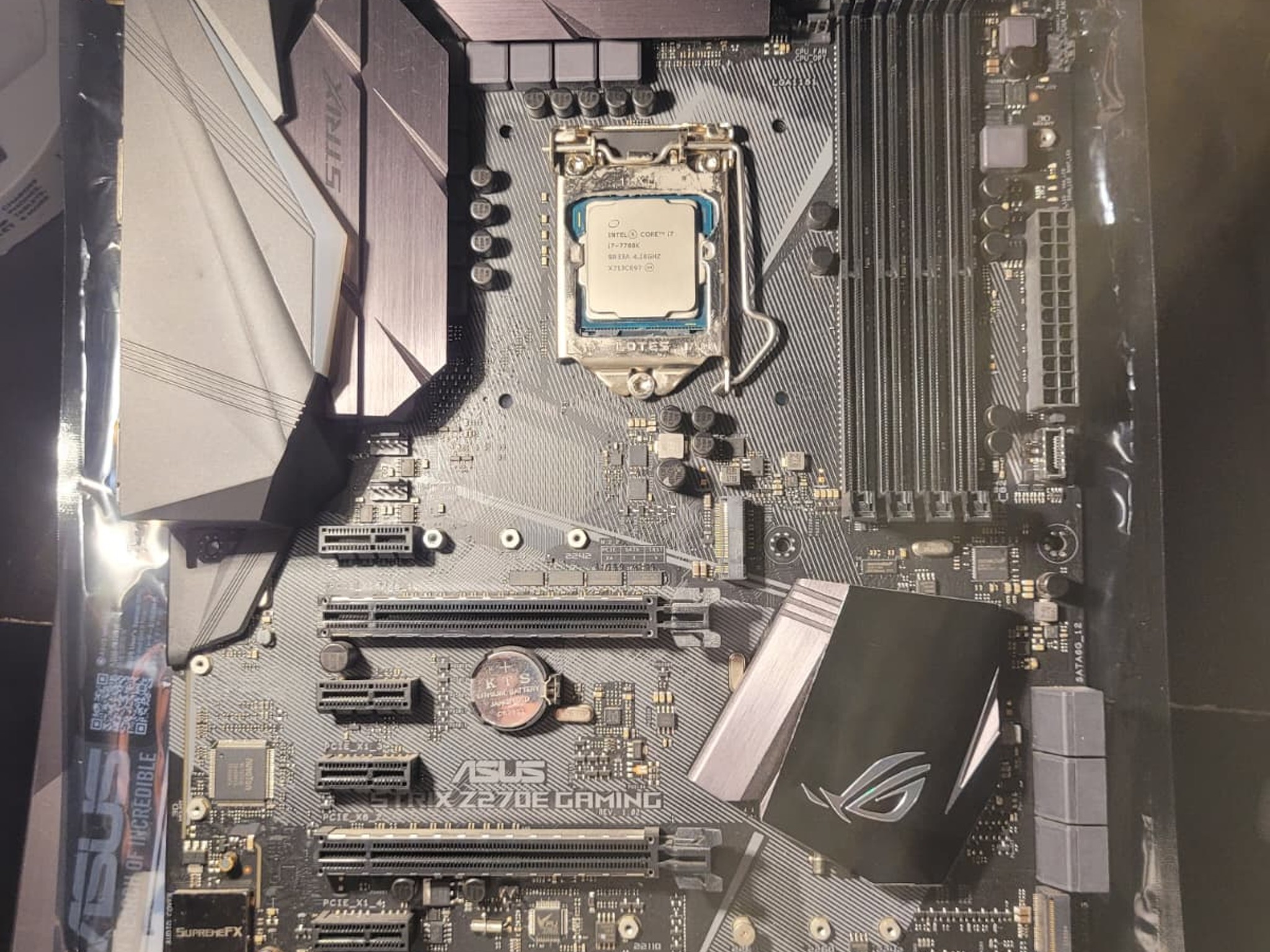 ASUS ROG STRIX Z270-E with i7-7700k