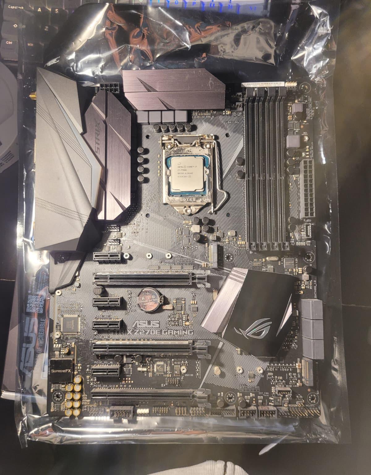 ASUS ROG STRIX Z270-E with i7-7700k