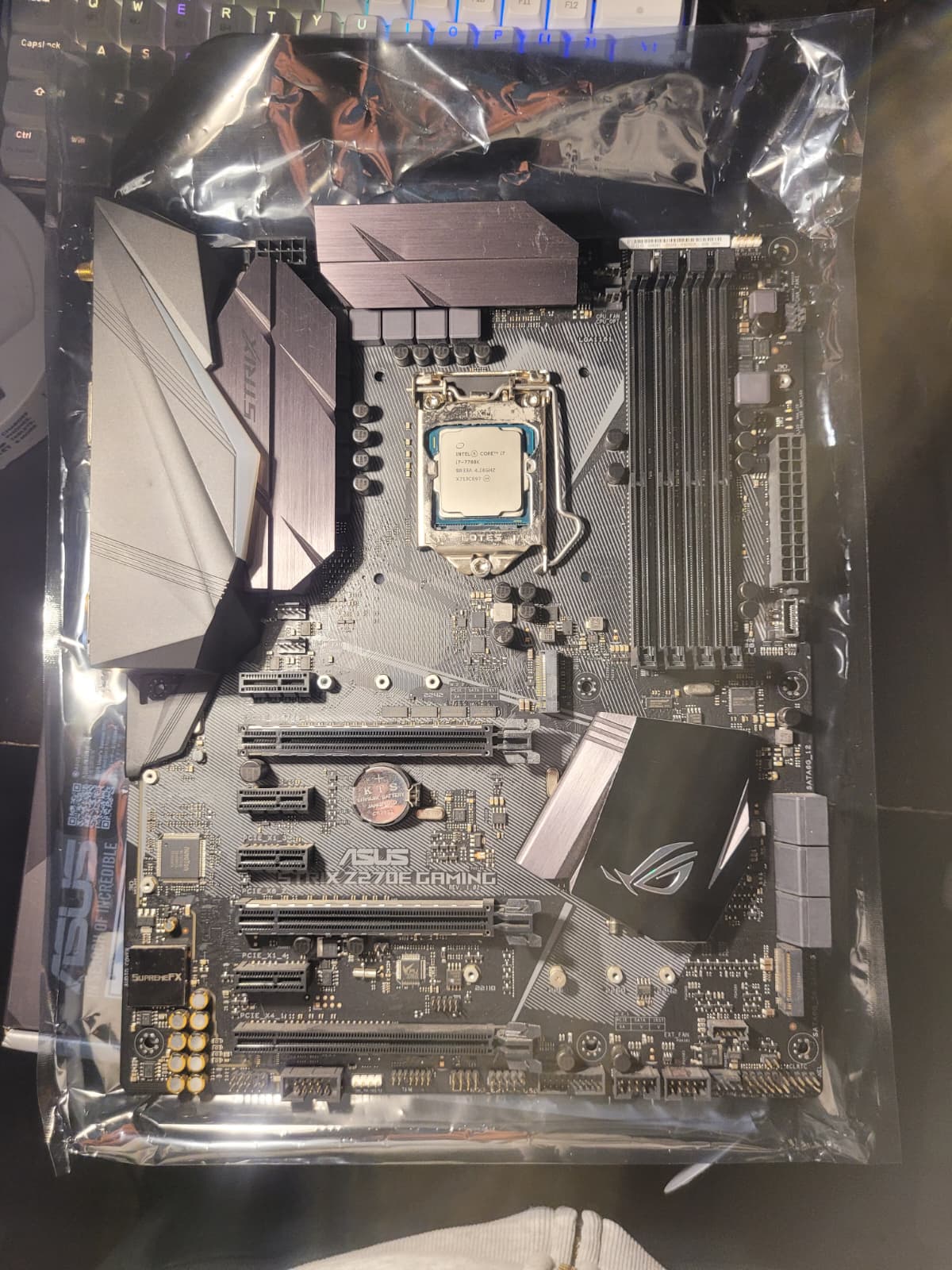 ASUS ROG STRIX Z270-E with i7-7700k