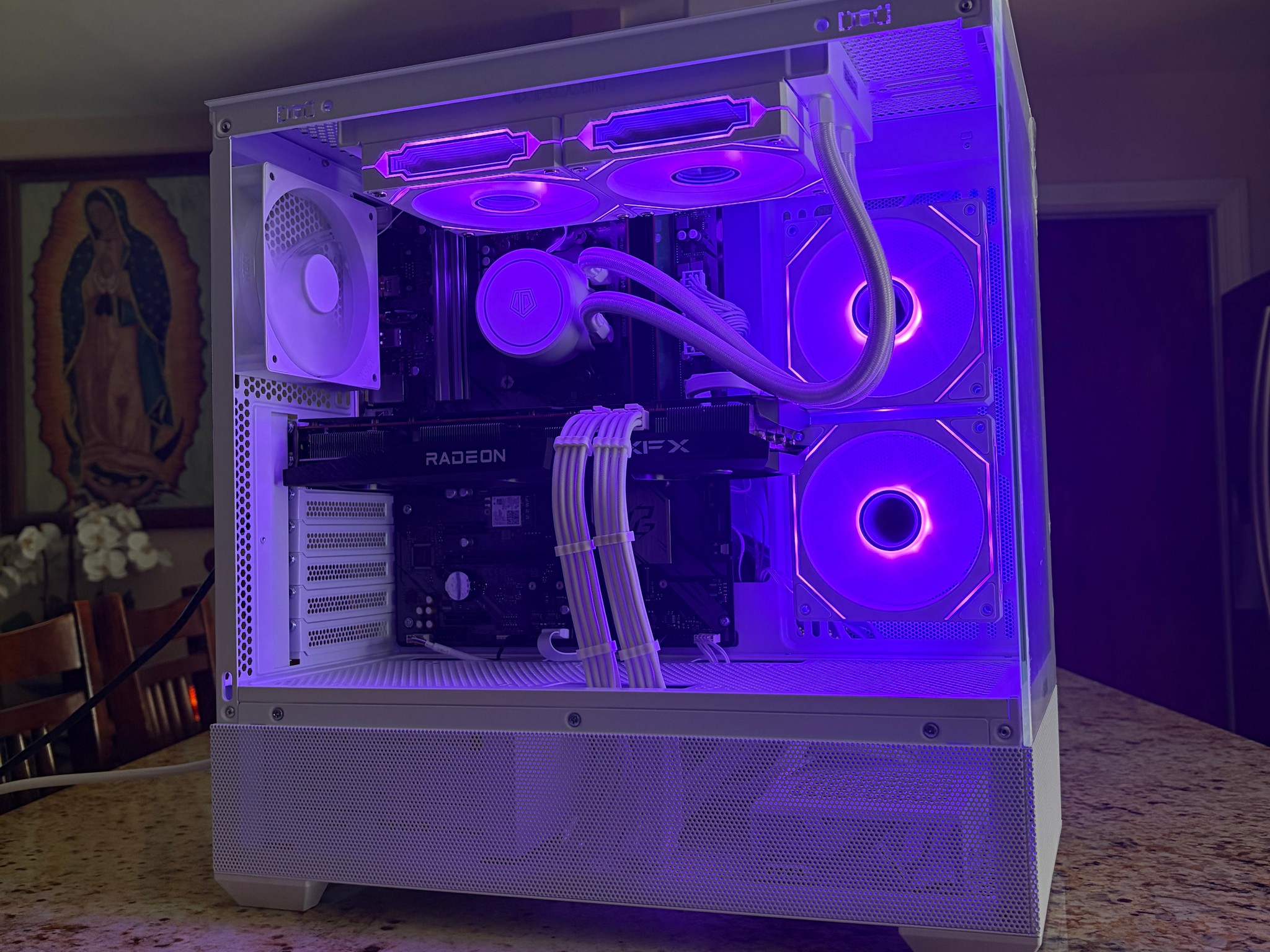 White Gaming PC | RX 6700XT 12GB | RYZEN 5 3600 | 16GB RAM | 1TB SATA SSD | Wi-Fi + Bluetooth