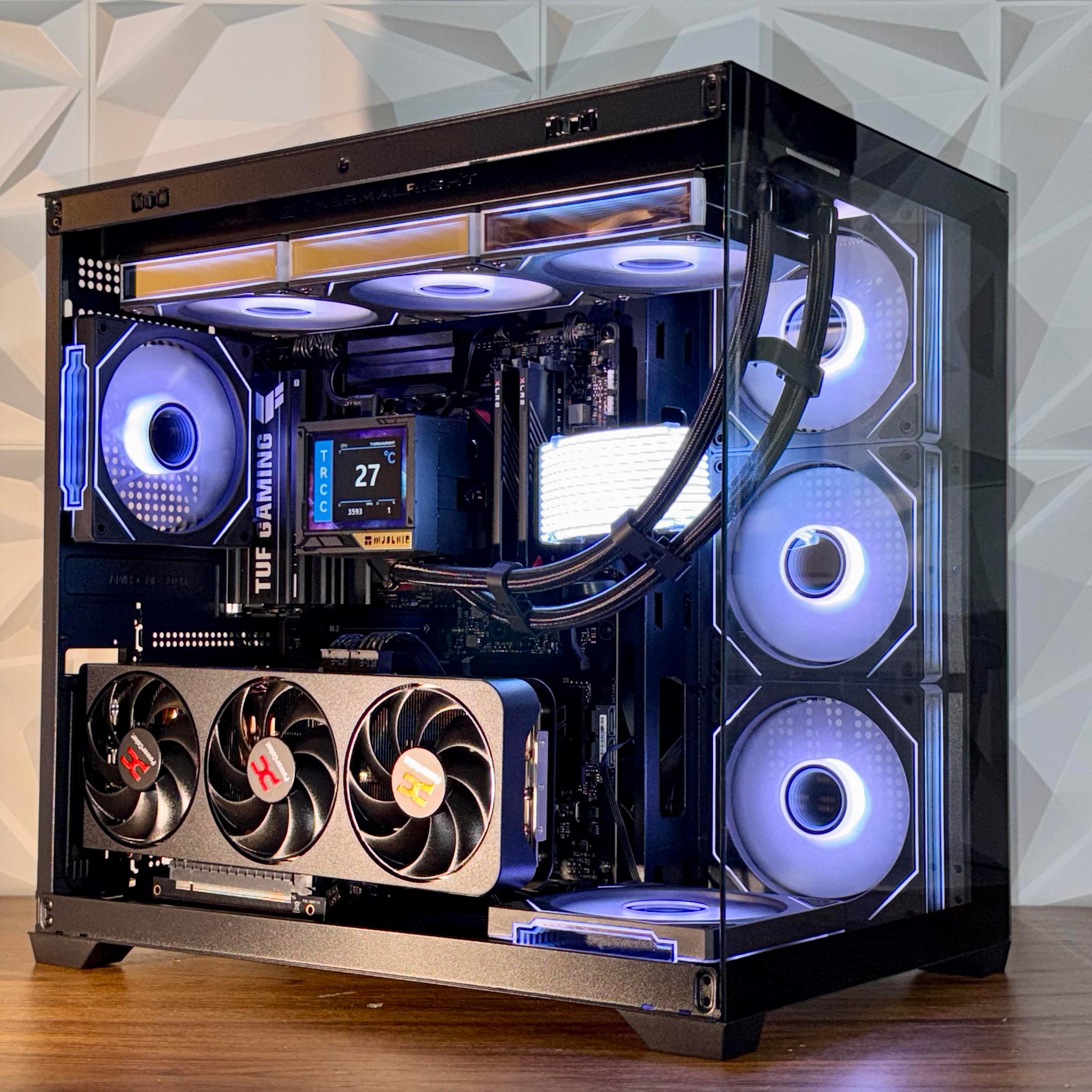 🔥RX 9070 XT | Ryzen  7900X/9800x3d | 32GB DDR5 | 1TB NVMe | LCD AIO | W11 Pro "Fireflare Phantom"🔥