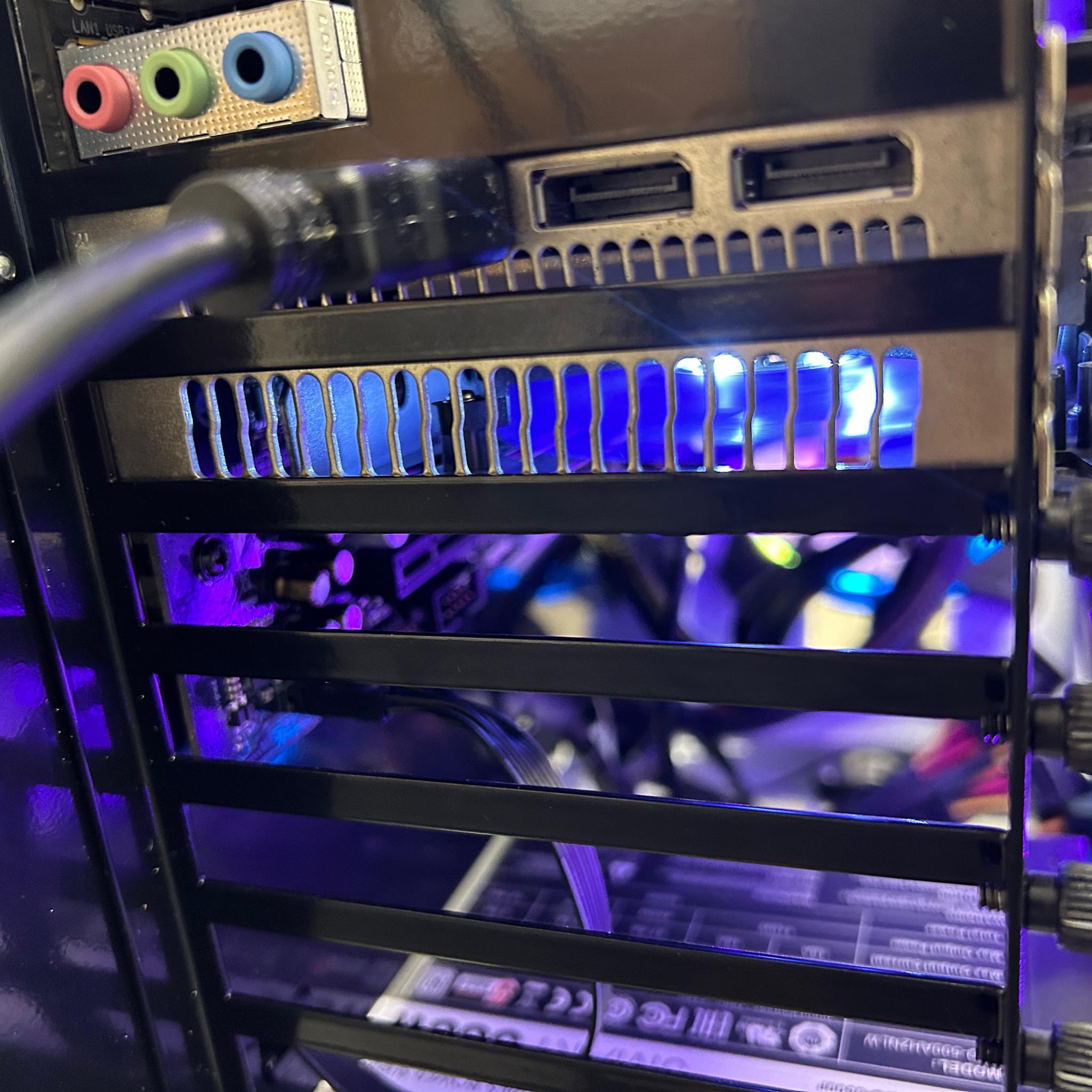 RX 6700 XT silver plus rgb side and bottom