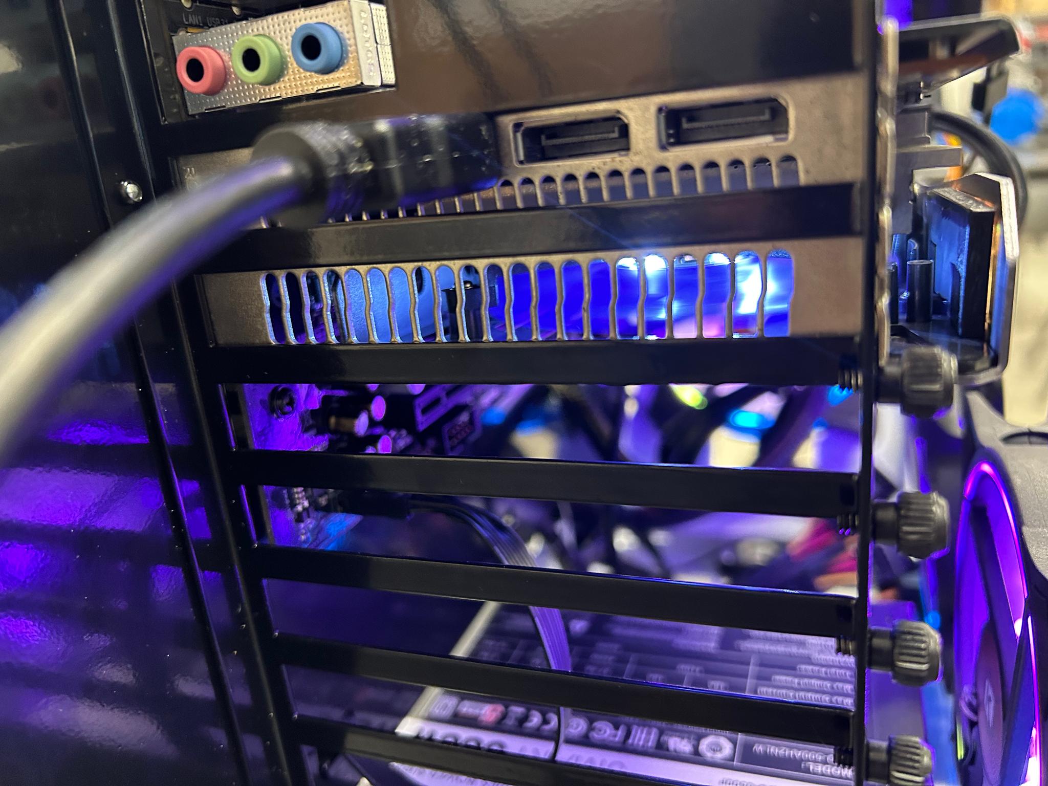 RX 6700 XT silver plus rgb side and bottom