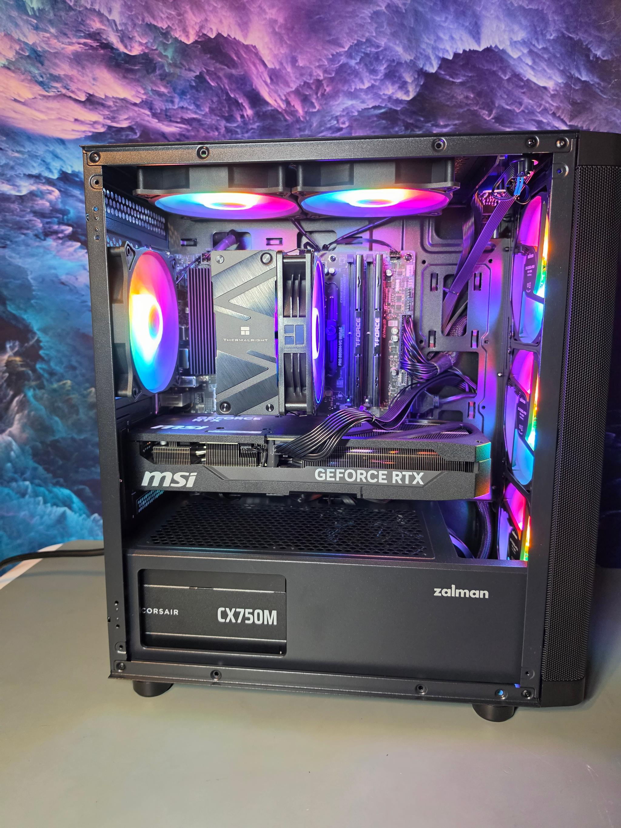 MSI RTX 5070 12gb + Ryzen 9600x PC Build #98