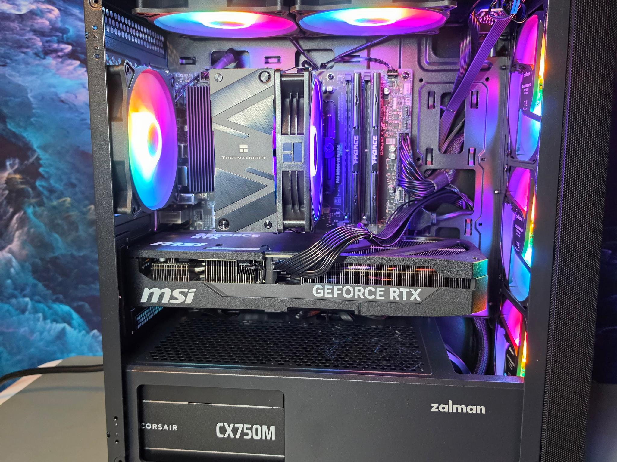 MSI RTX 5070 12gb + Ryzen 9600x PC Build #98