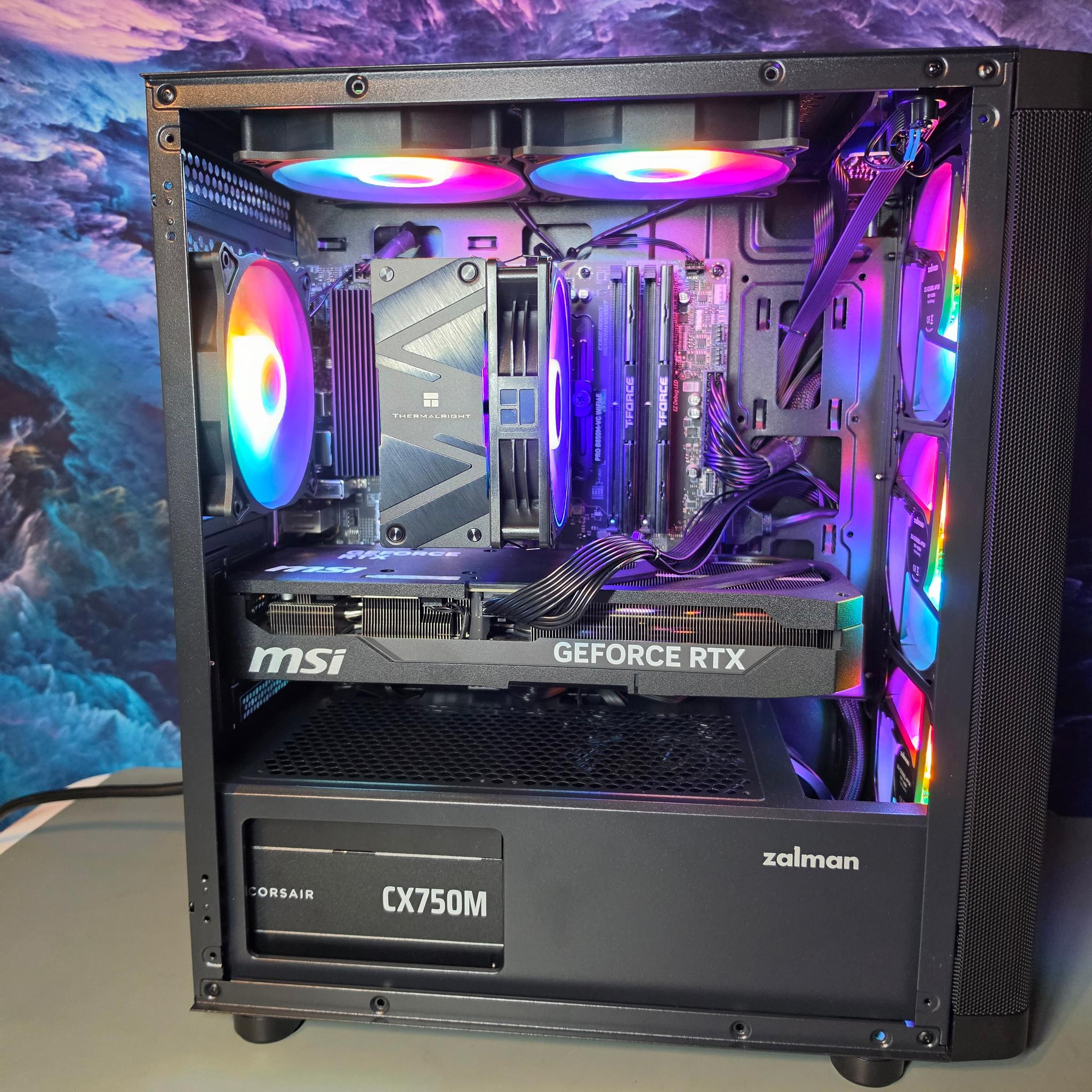 MSI RTX 5070 12gb + Ryzen 9600x PC Build #98