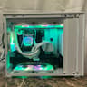 📦🤍 White Box 📦🤍 | RTX 3070 Mini Liquid Cooled PC | Ryzen 5 | 16GB RAM | 1TB Fast SSD