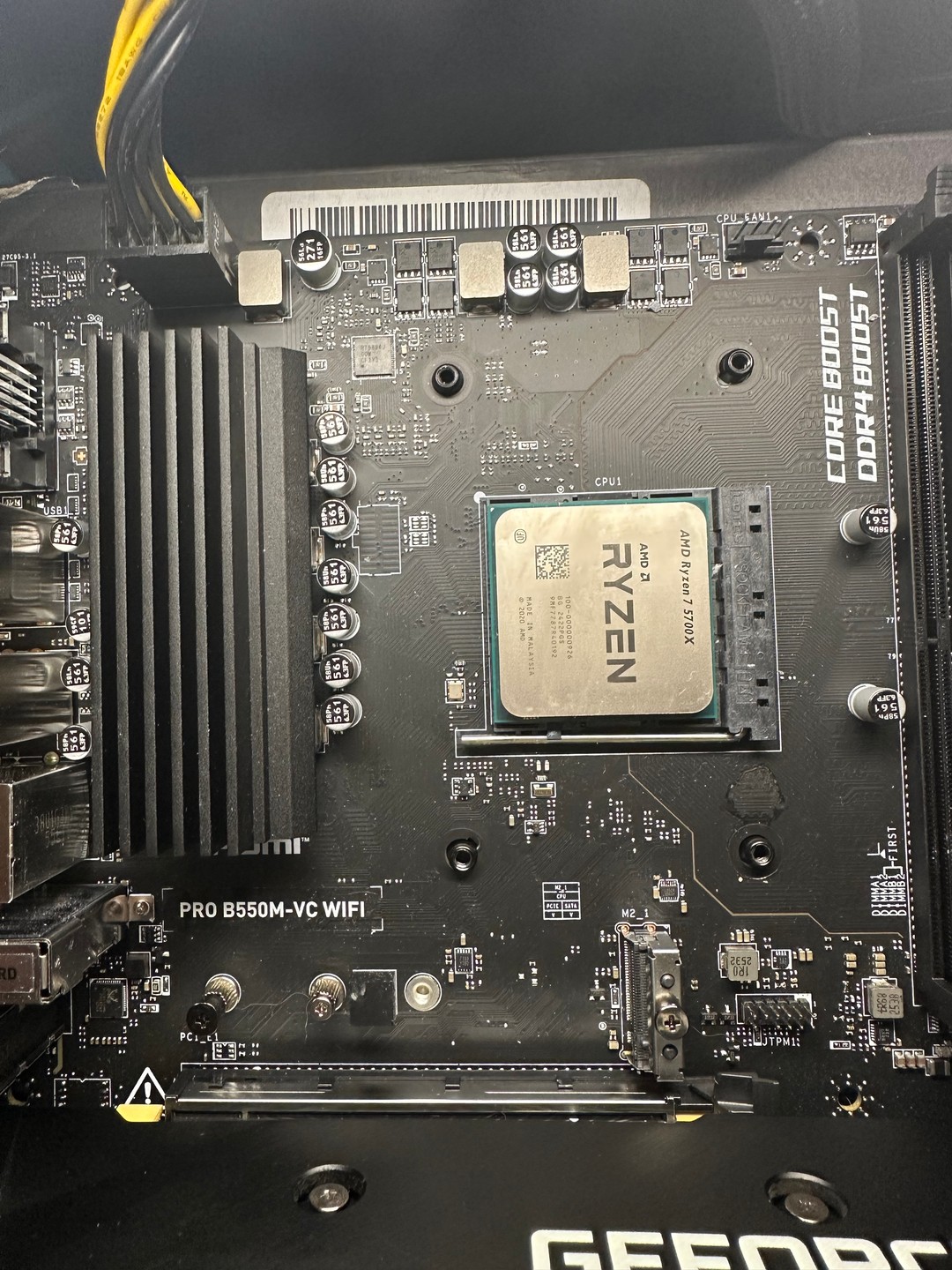 Msi Pro B550m-VC Wifi Ryzen 5700X Bundle No Ram | Jawa