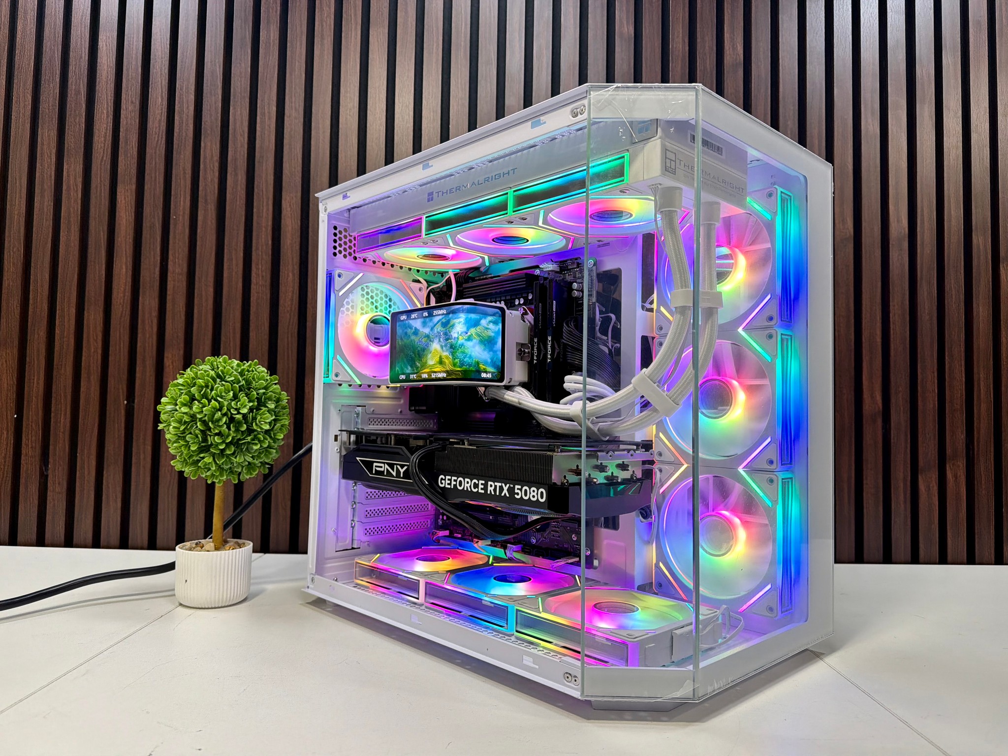 RTX 5080 | Ryzen 9800X3D | 64GB DDR5 | 2TB M.2 | 1000 Watt Gold PSU | LCD AIO