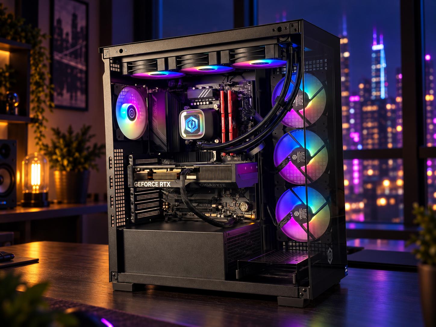 🌈⃤  SPECTRE V2 Gaming PC | RTX 4070 Super | i9-14900KF | 32GB DDR5 | 1TB NVME | WiFi+BT | FREE SHIP