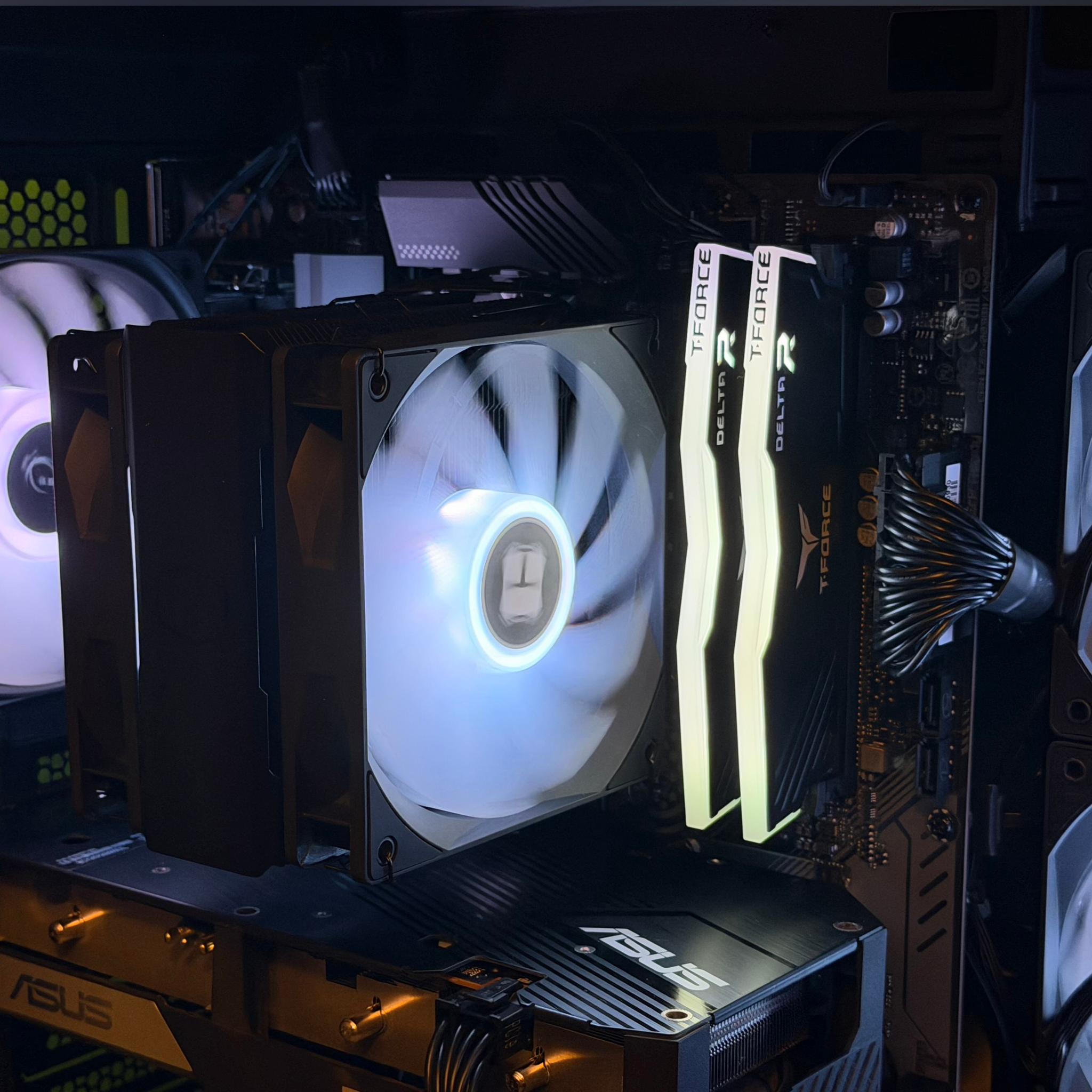 🩵High-Airflow 1080p Gaming PC | RX 6600 XT | Ryzen 5 5500 | 16GB DDR4 | 2TB SSD